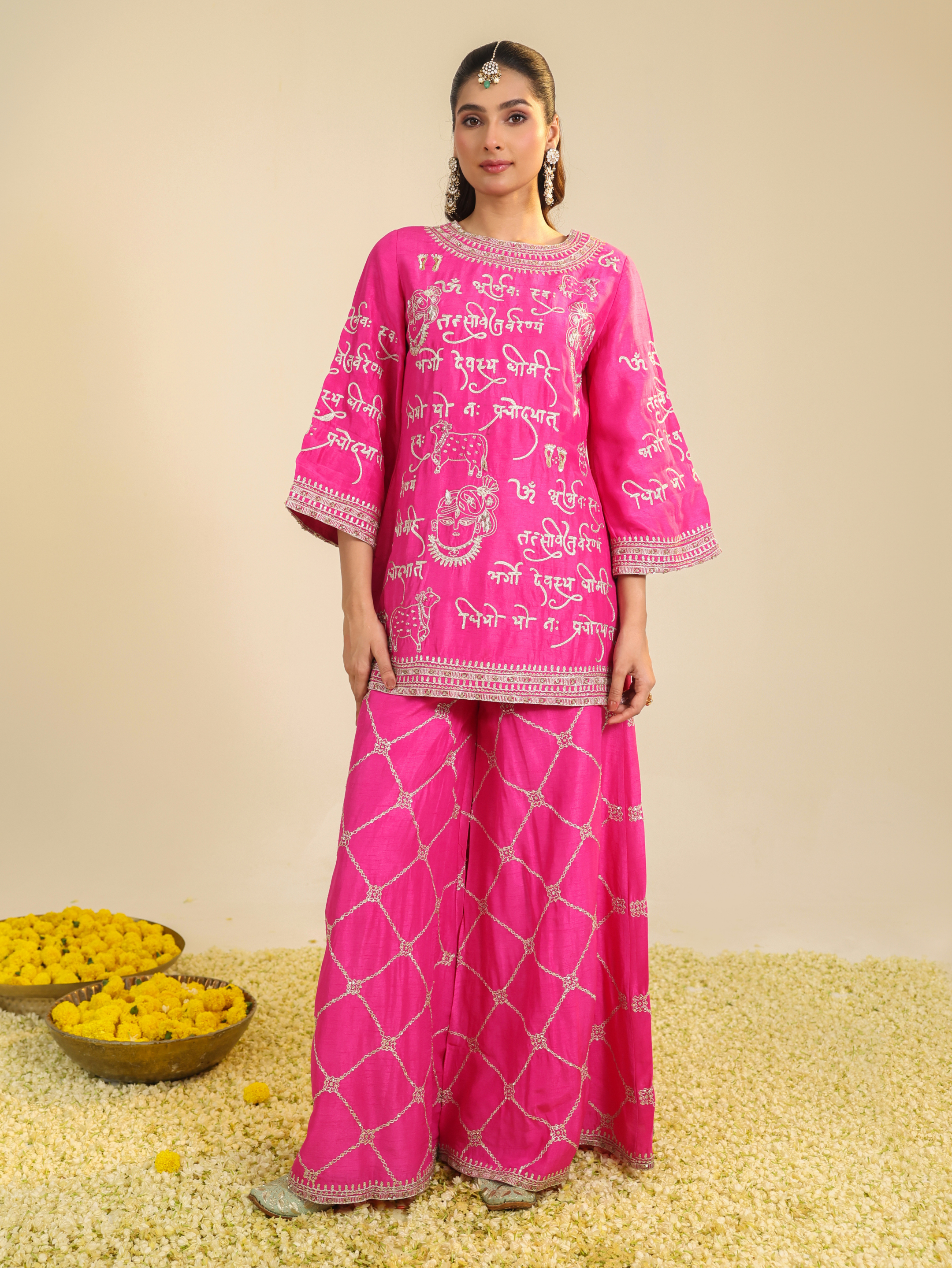 Pink Mehrban Kurta Set