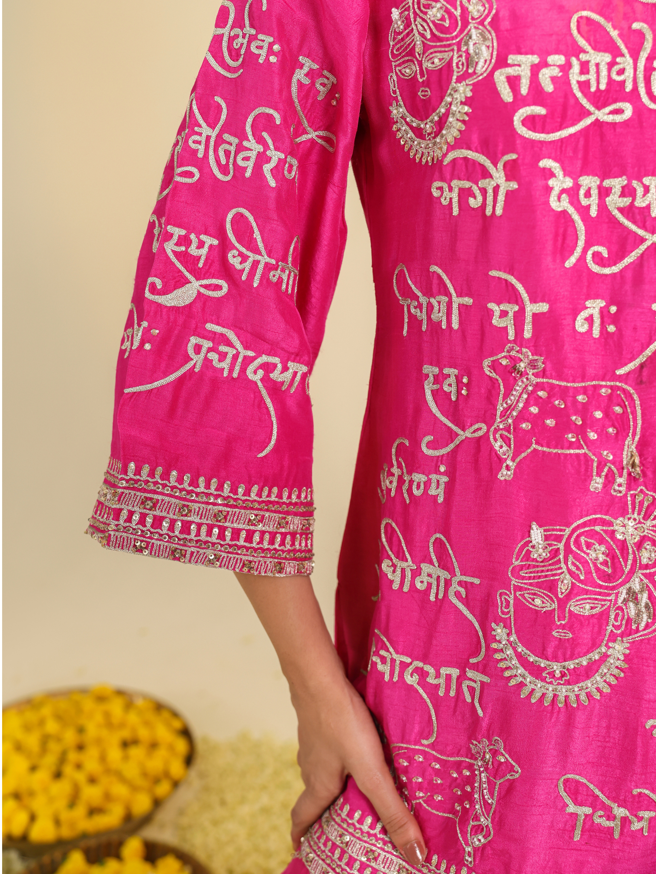 Pink Mehrban Kurta Set