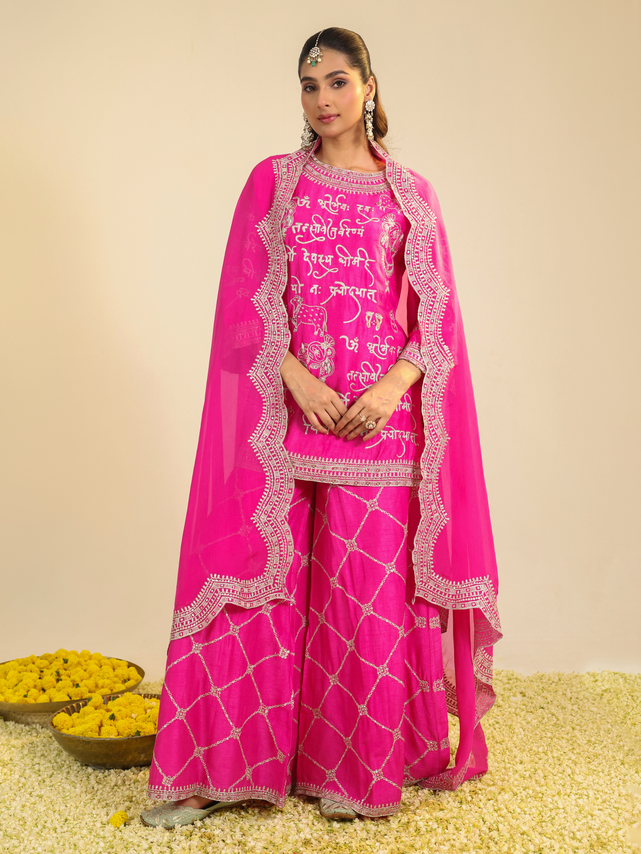 Pink Mehrban Kurta Set