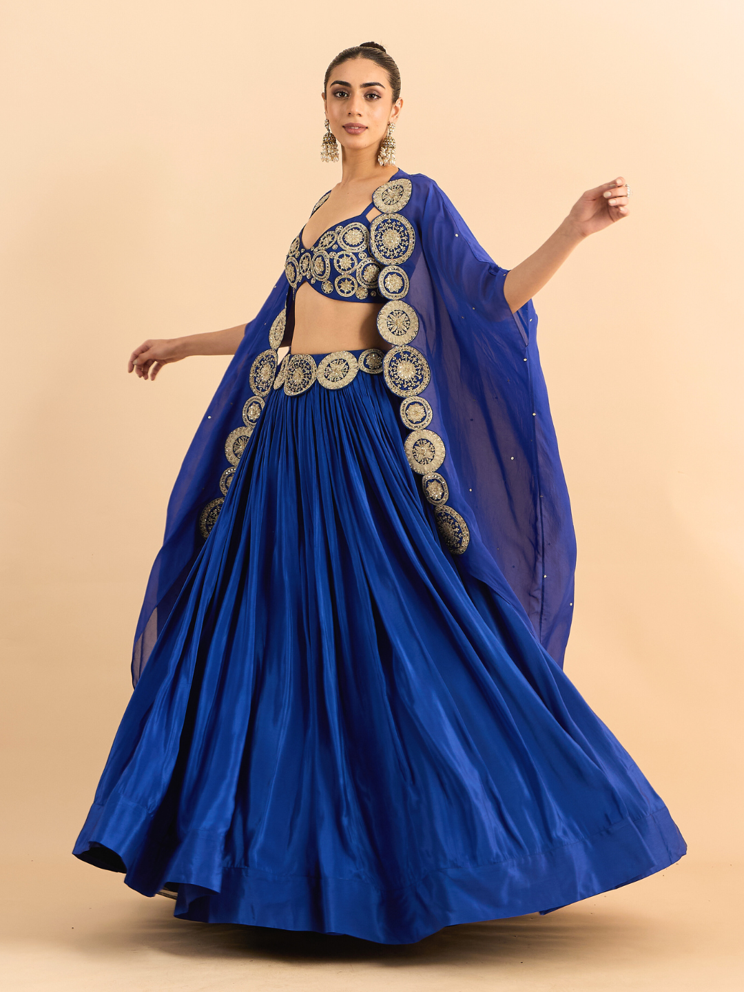 RoohbyRidhimaa- Azar Blue Lehenga Set
