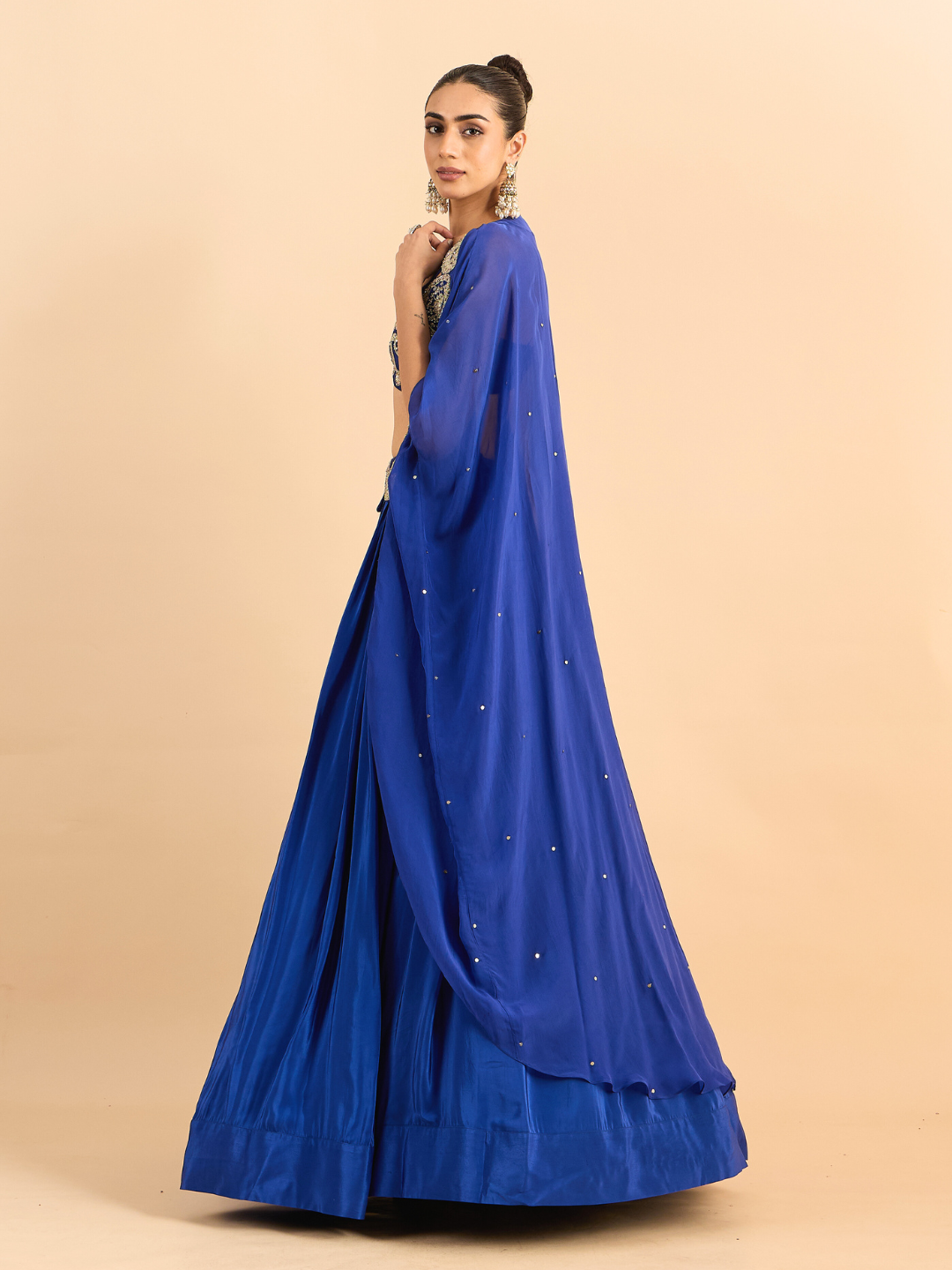 RoohbyRidhimaa- Azar Blue Lehenga Set