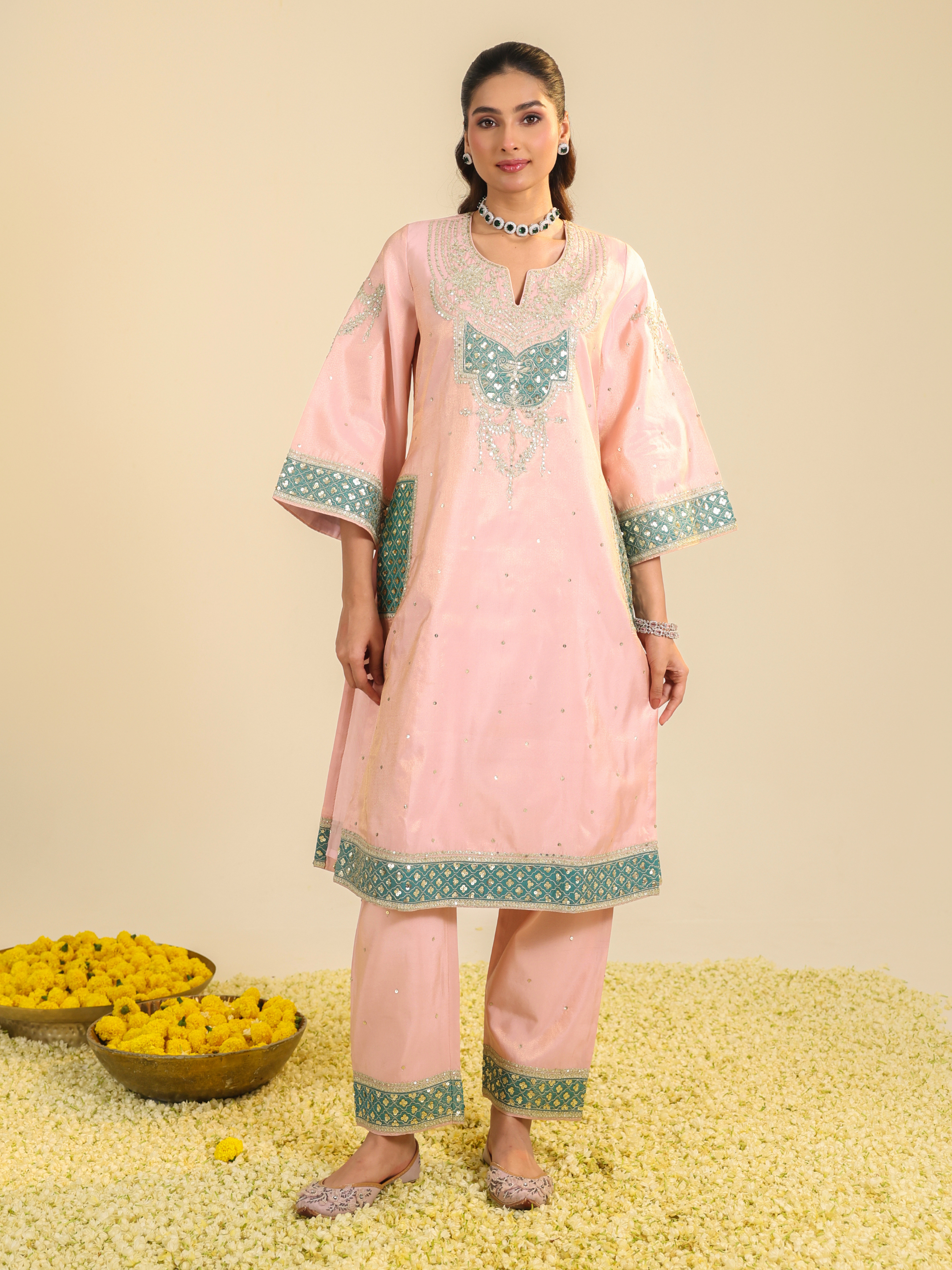Pink Akshi Kurta Set