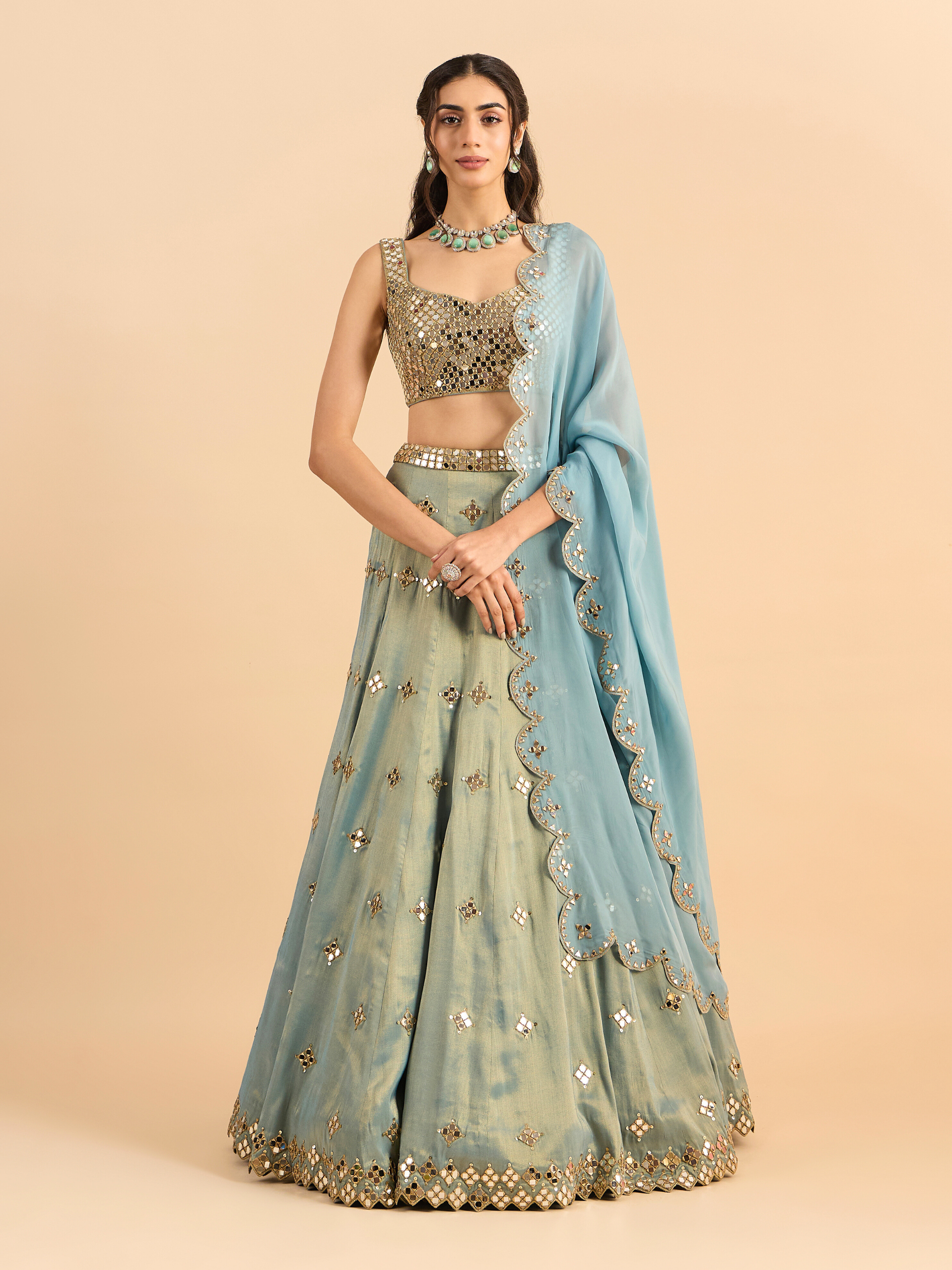 Sajda Lehenga Set