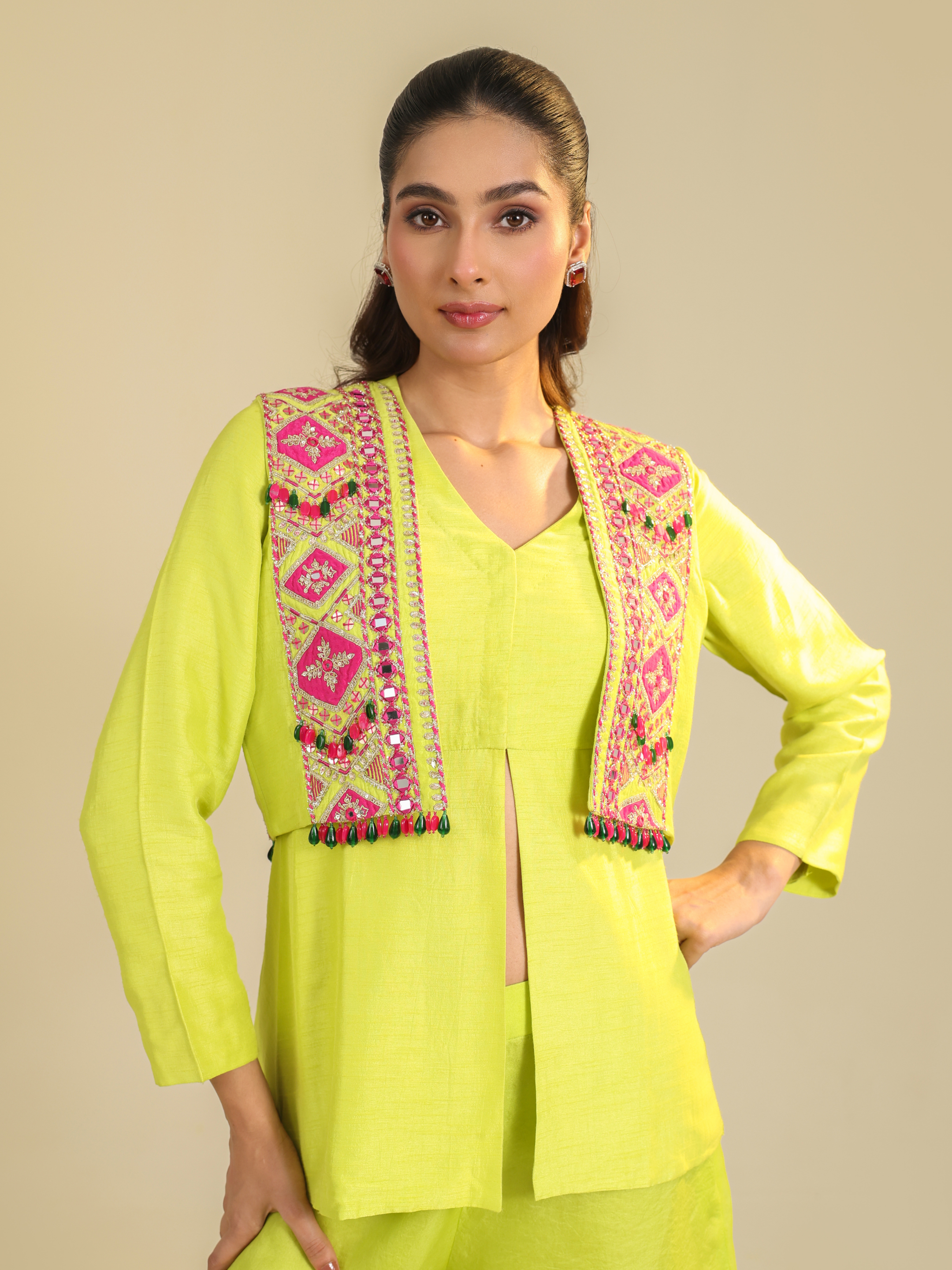 Yellow Hasi Coord Set