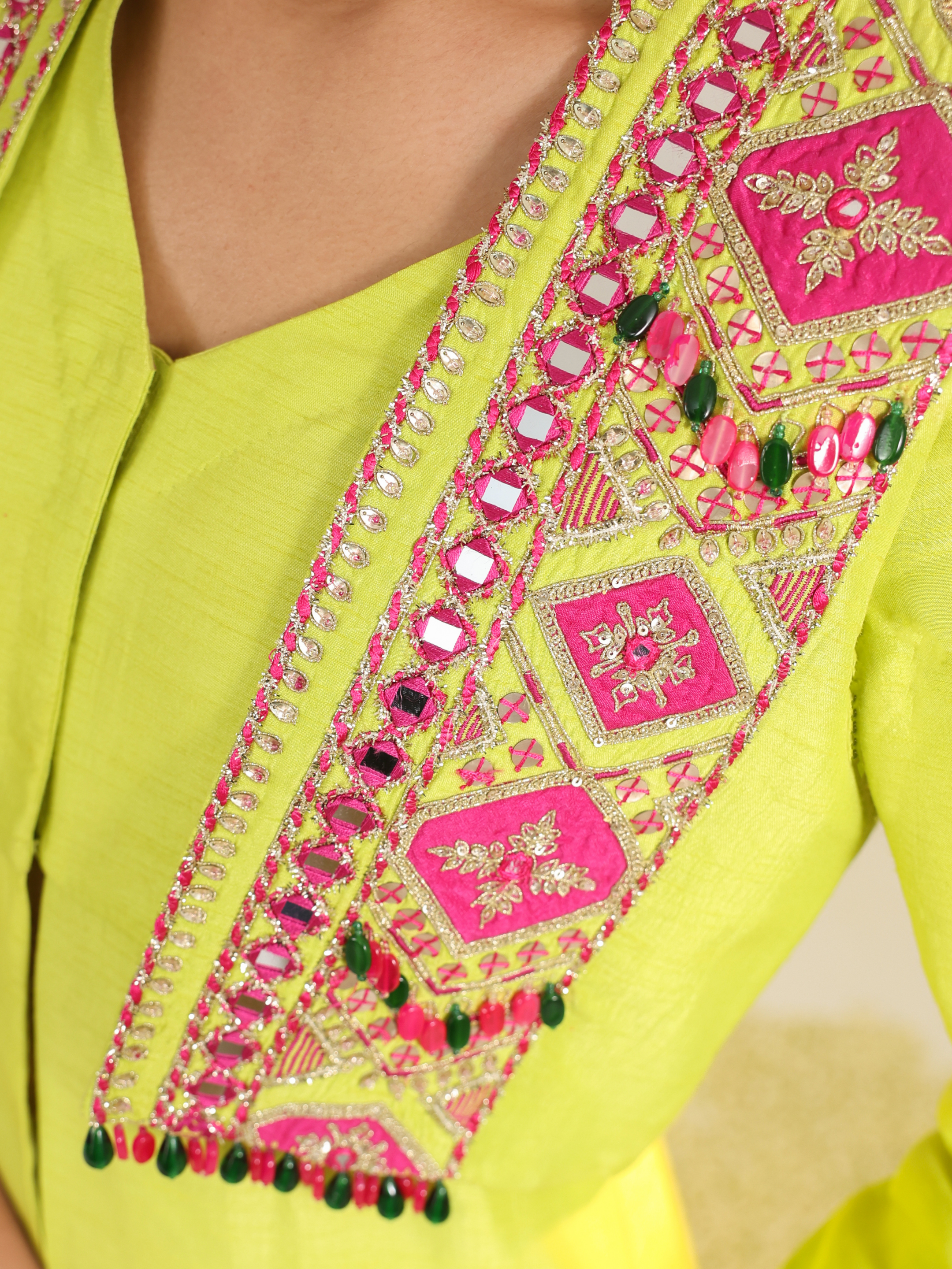 Yellow Hasi Coord Set