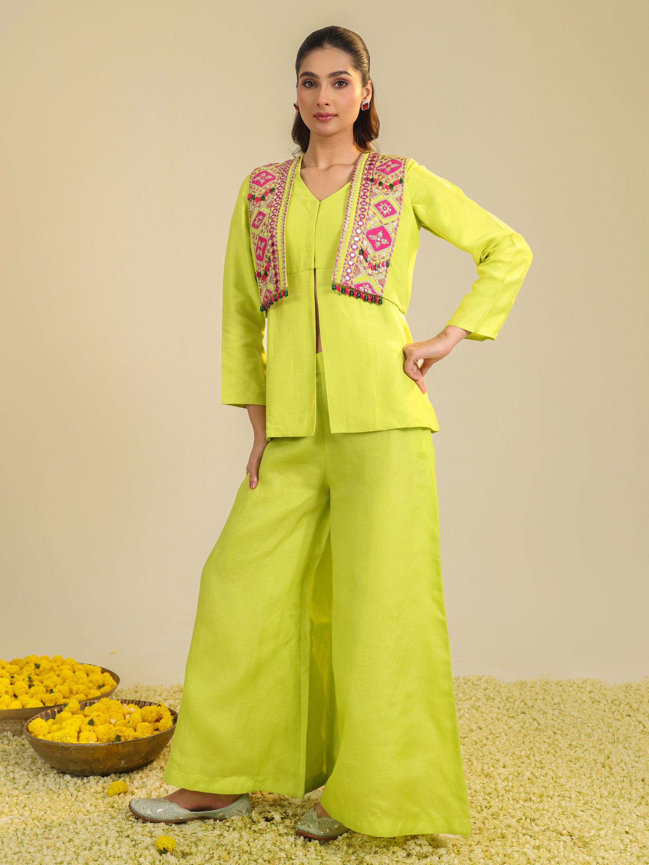 Yellow Hasi Coord Set