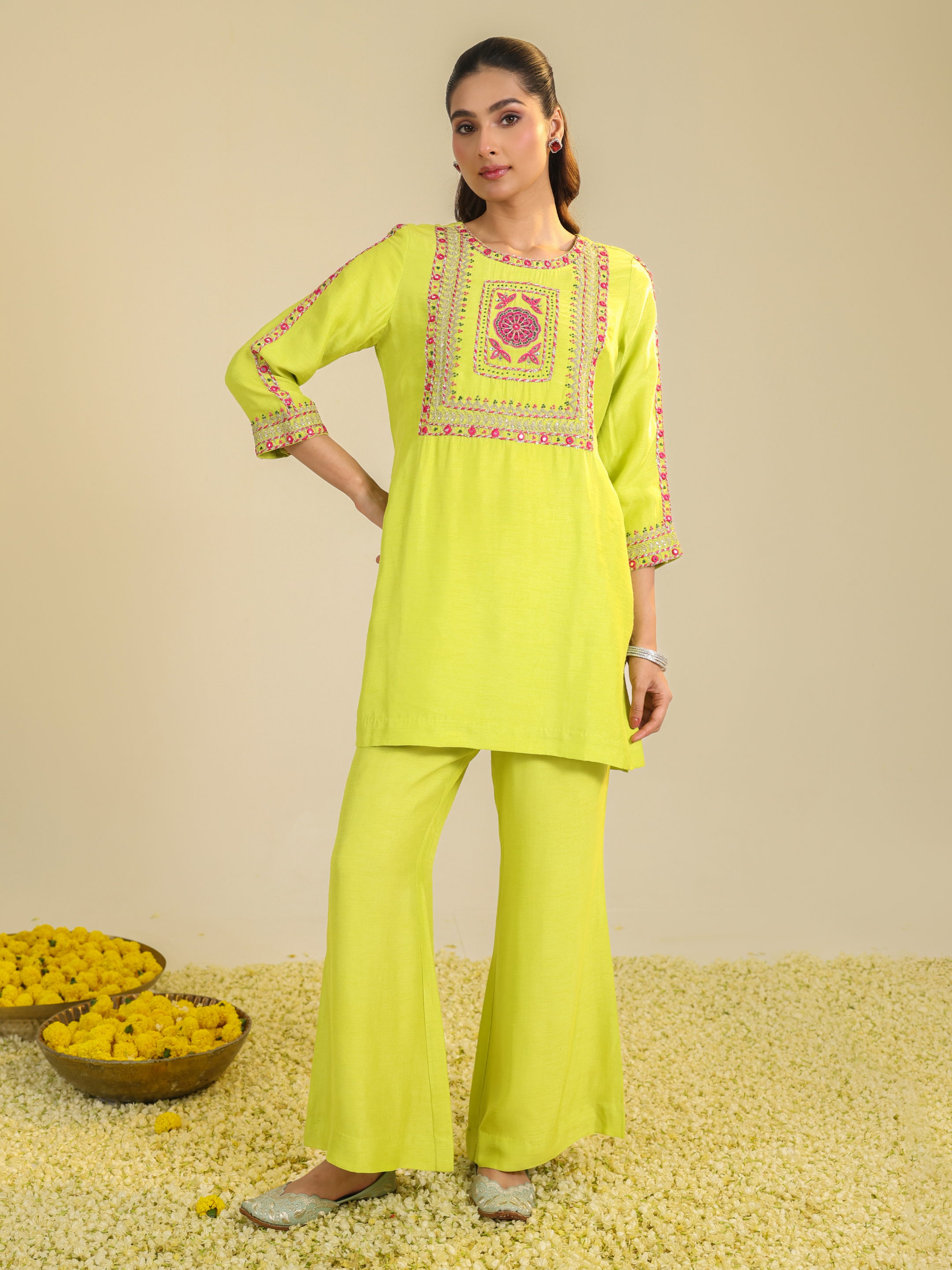 Yellow Gulshan Kurta Set