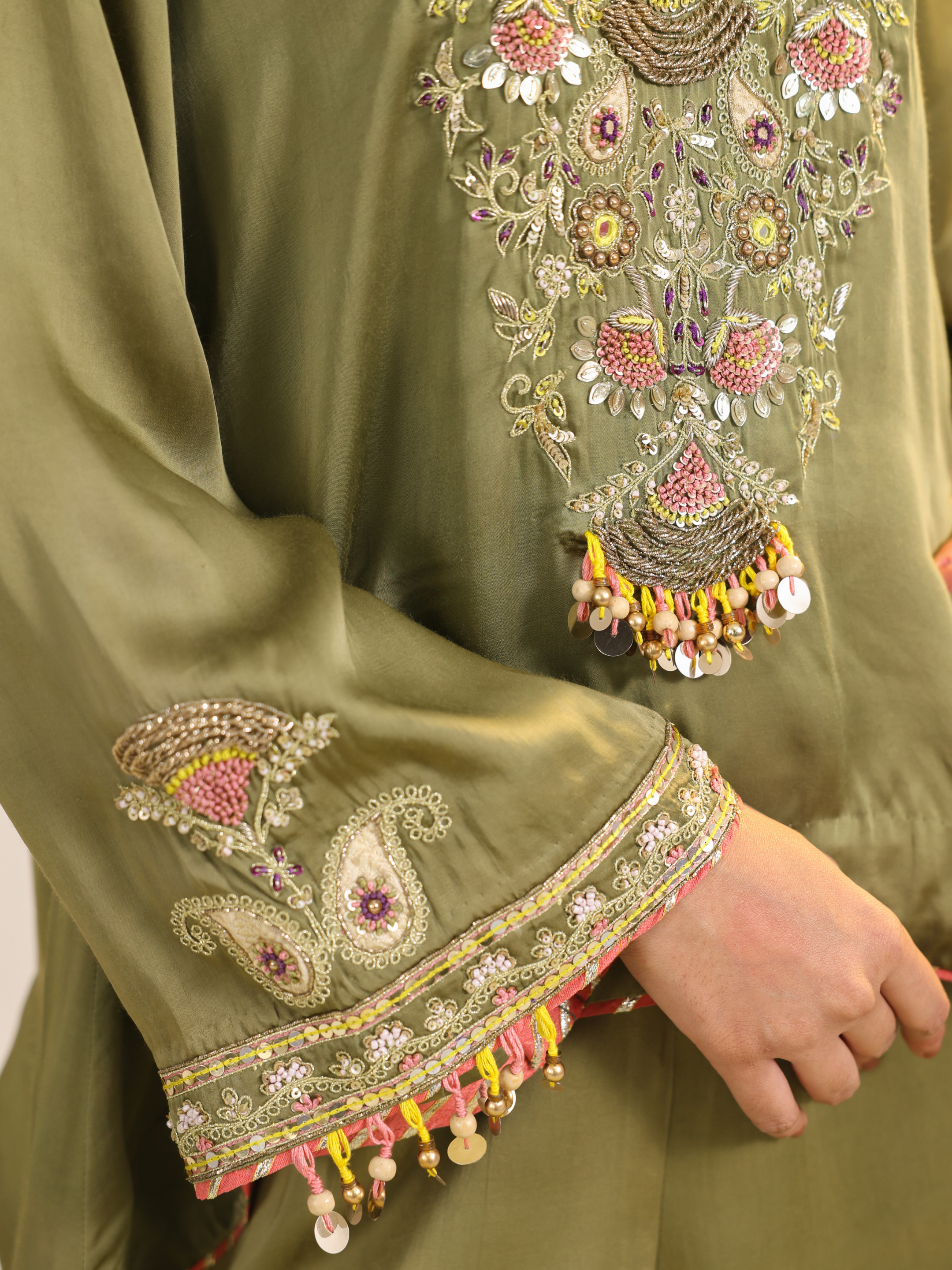 Green Gulrez Co-ord Set