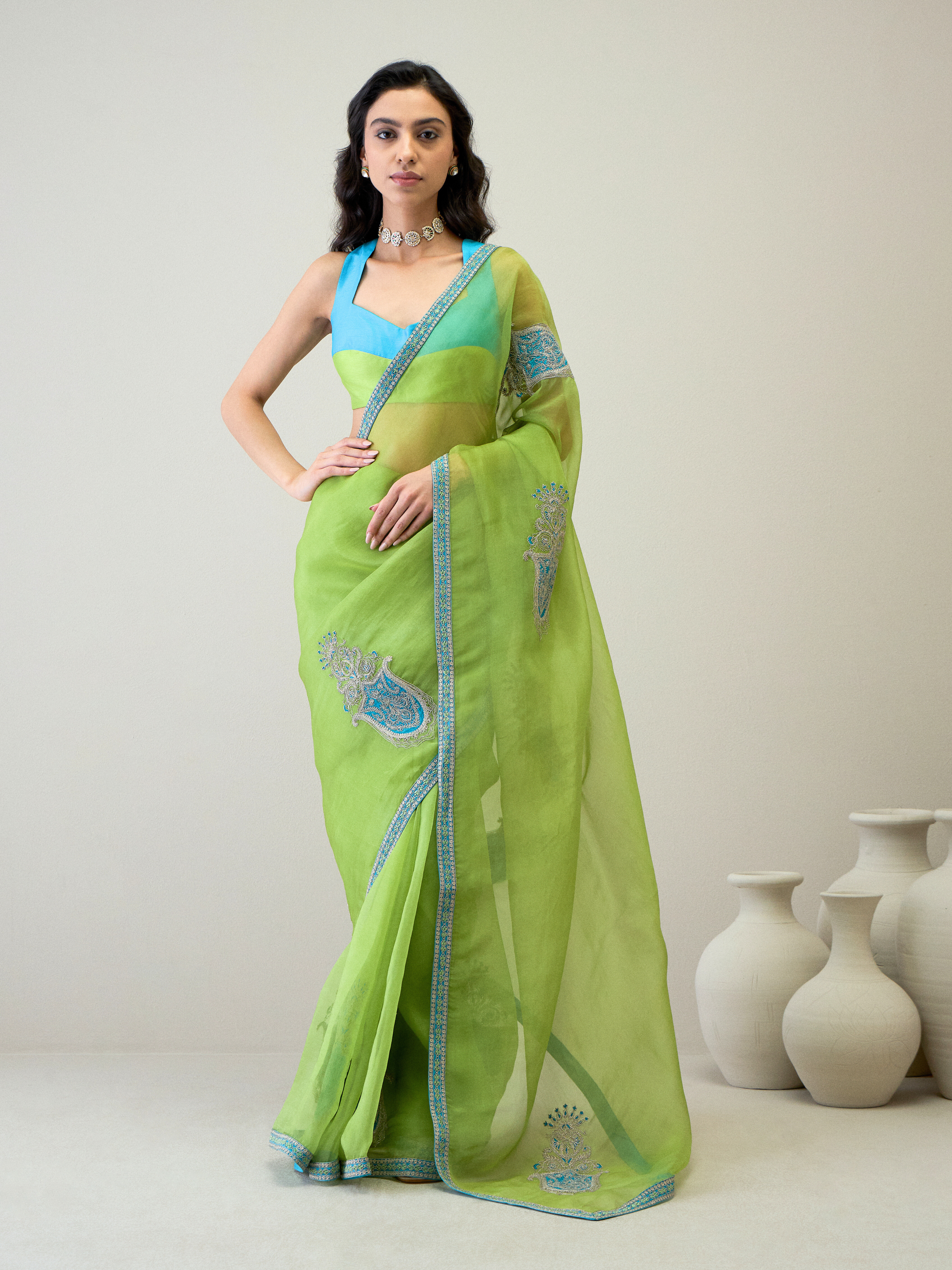 RoohbyRidhimaa- Parvez Saree Set