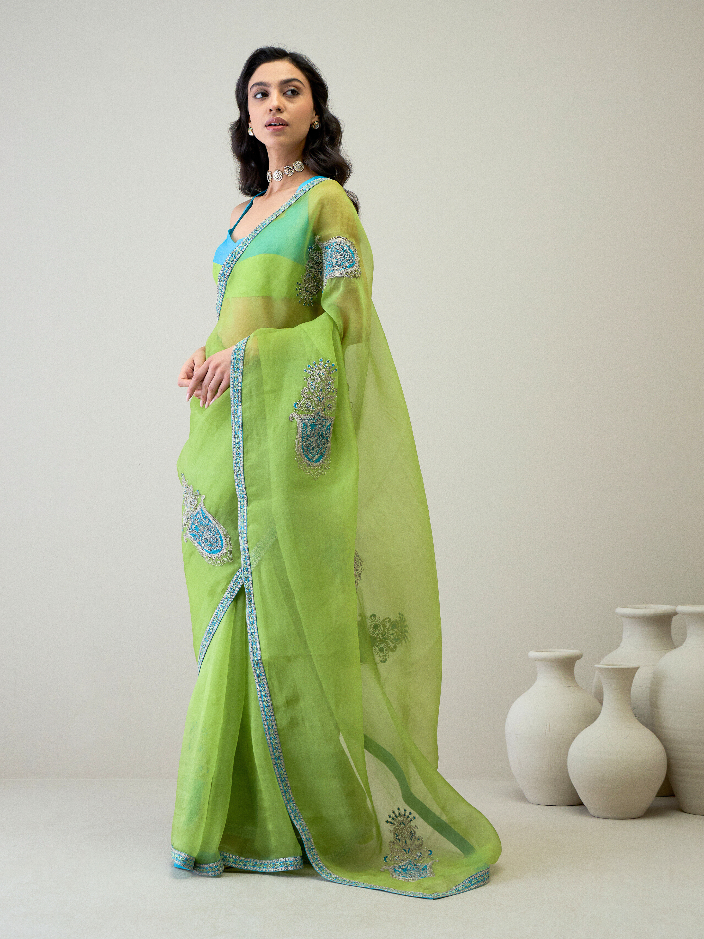 RoohbyRidhimaa- Parvez Saree Set