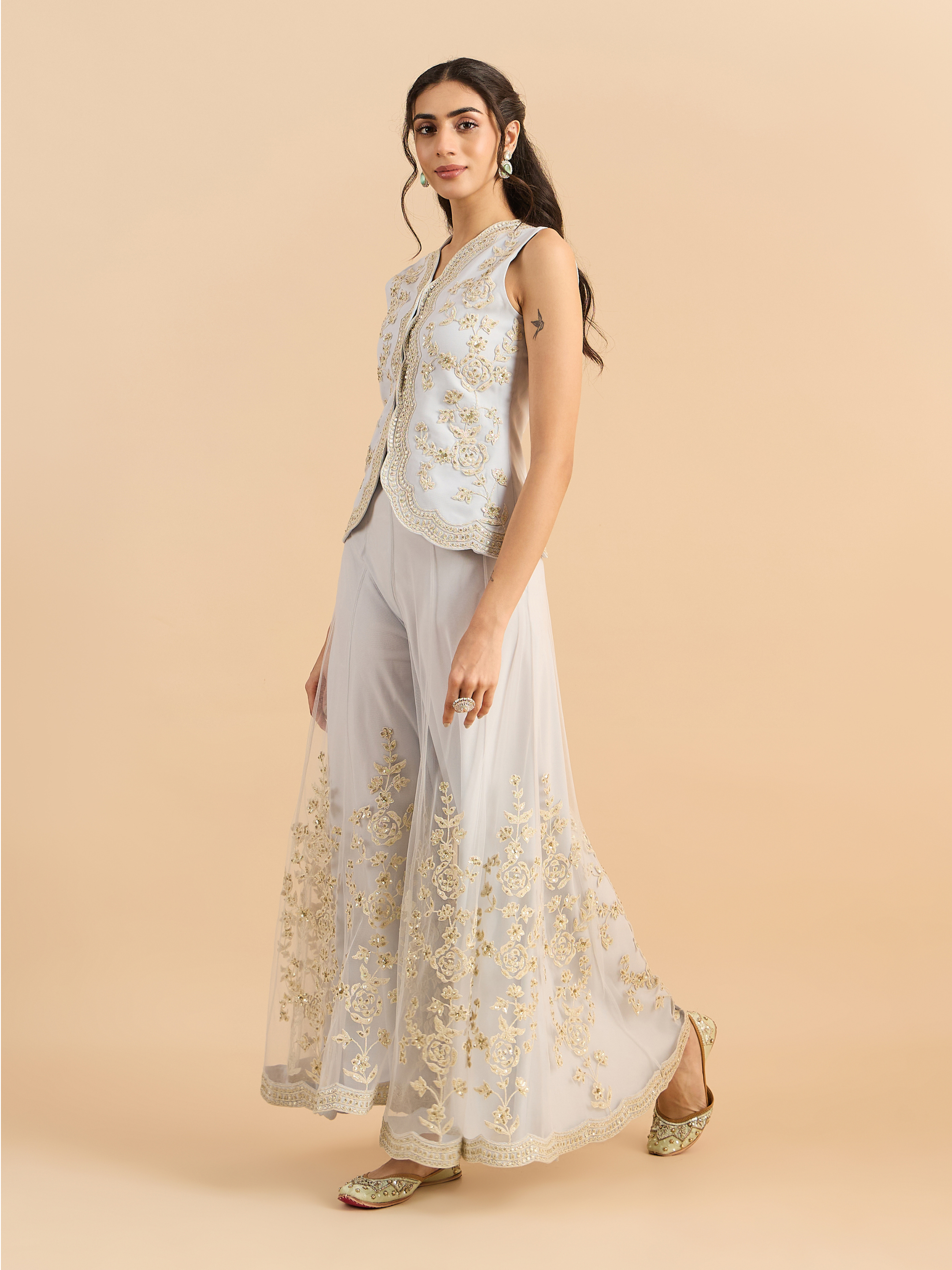 Powder Blue Eva Co-ord Set