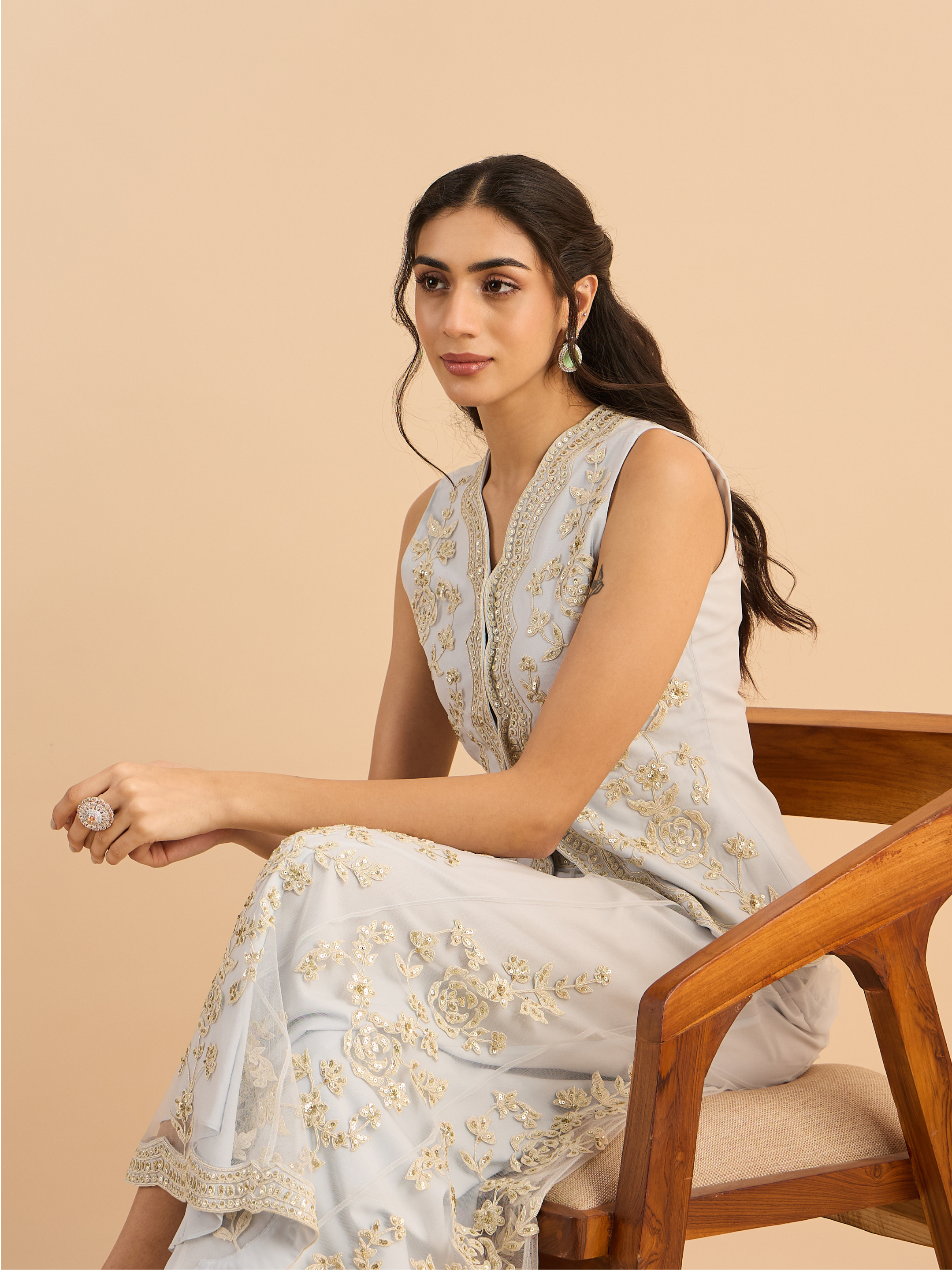 Powder Blue Eva Co-ord Set