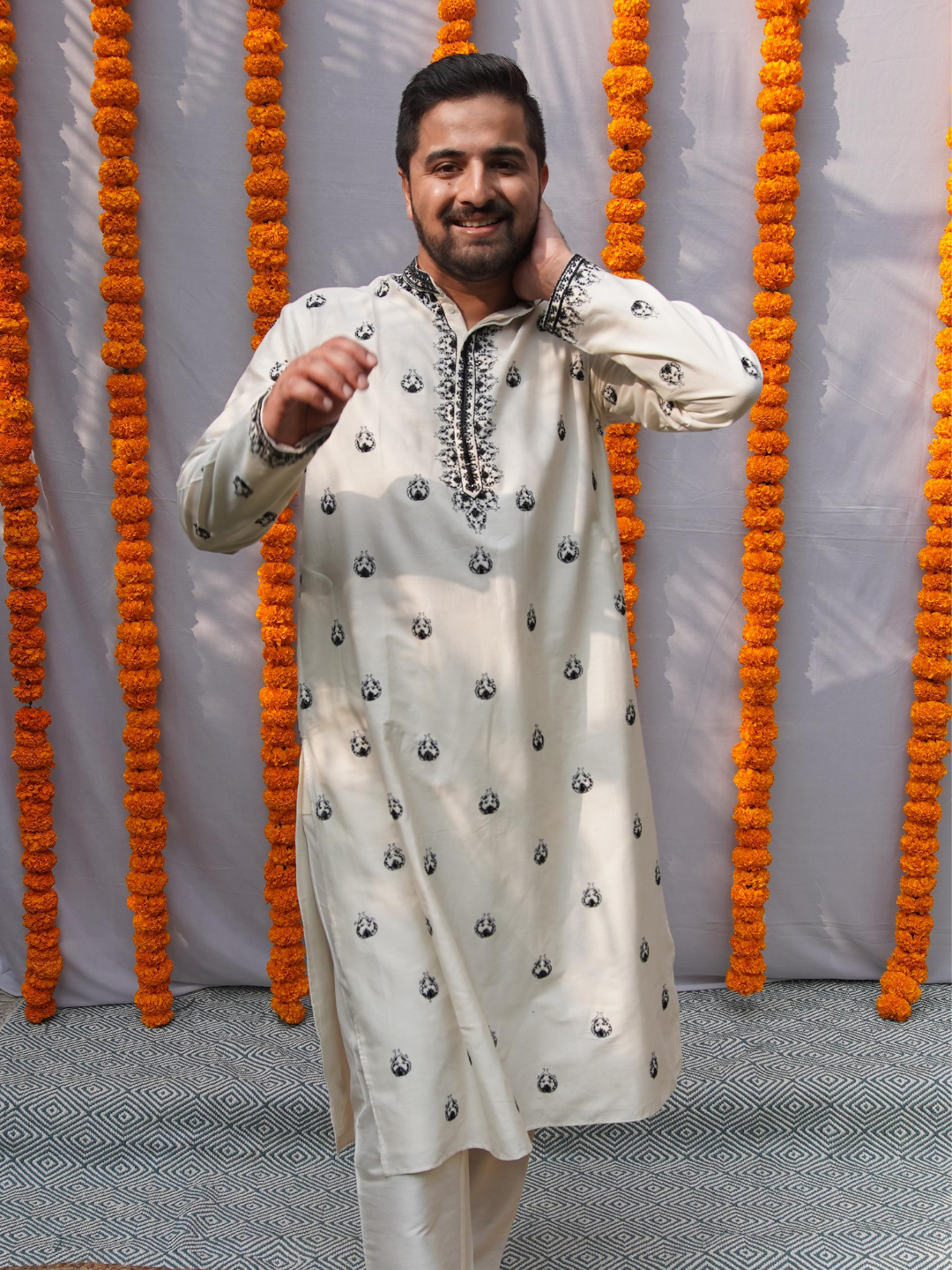 Arjun Madan in our Shimaaz Kurta Set