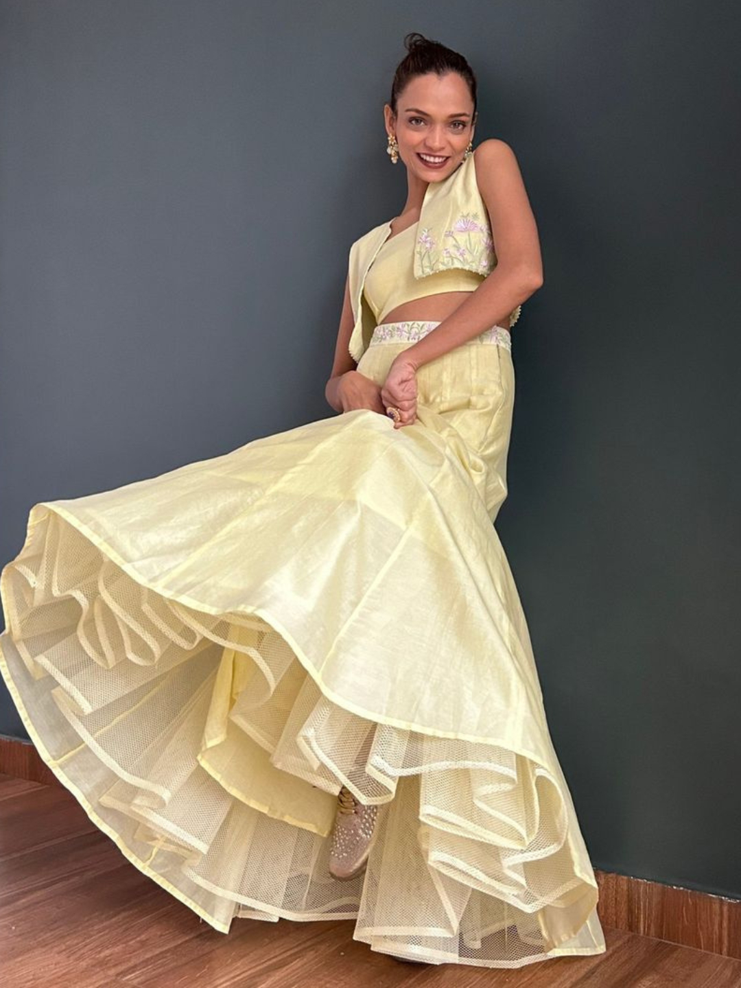 Monalisha Mahapatra in our Ehsaas Lehenga Set