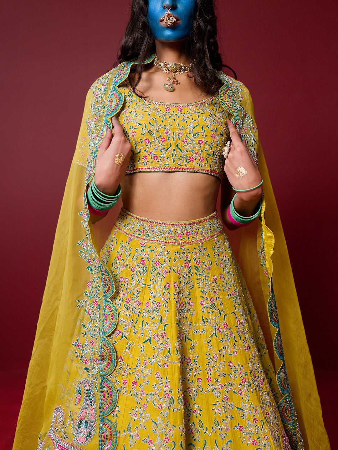 Ridhimaa Gupta- Rudrani Lehenga Set