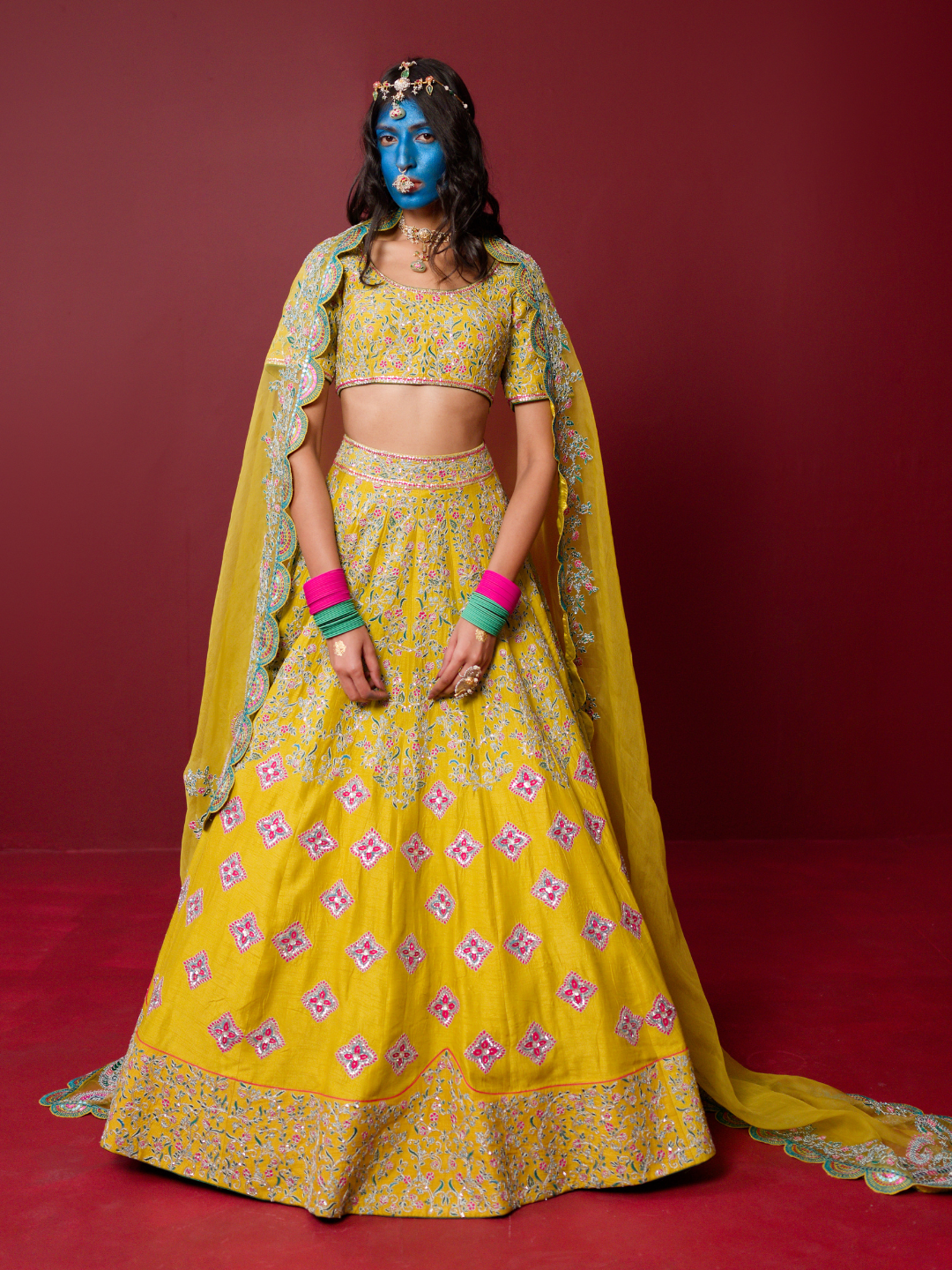 Ridhimaa Gupta- Rudrani Lehenga Set