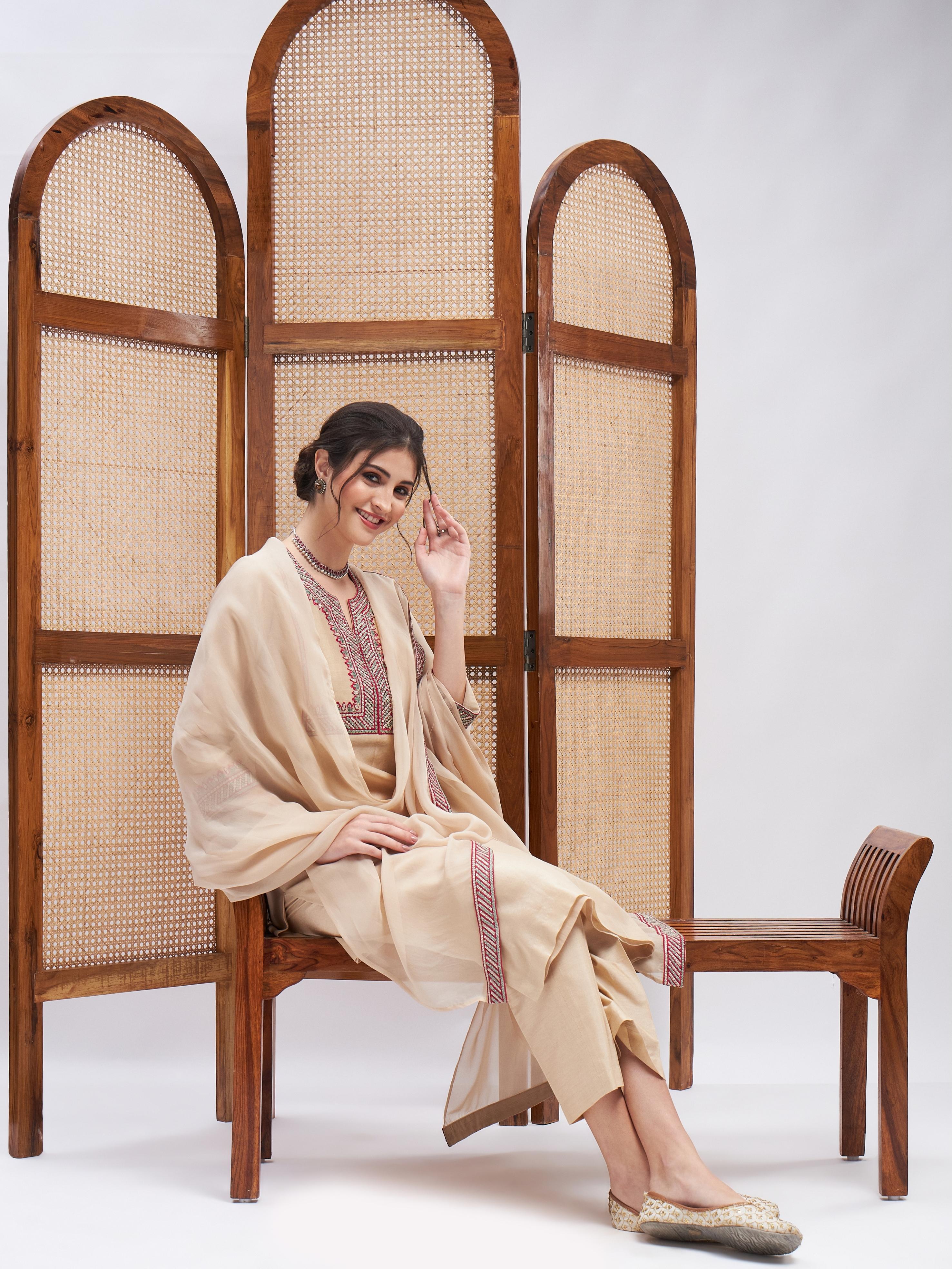 Lalita Gupta in our Sheereen Kurta Set