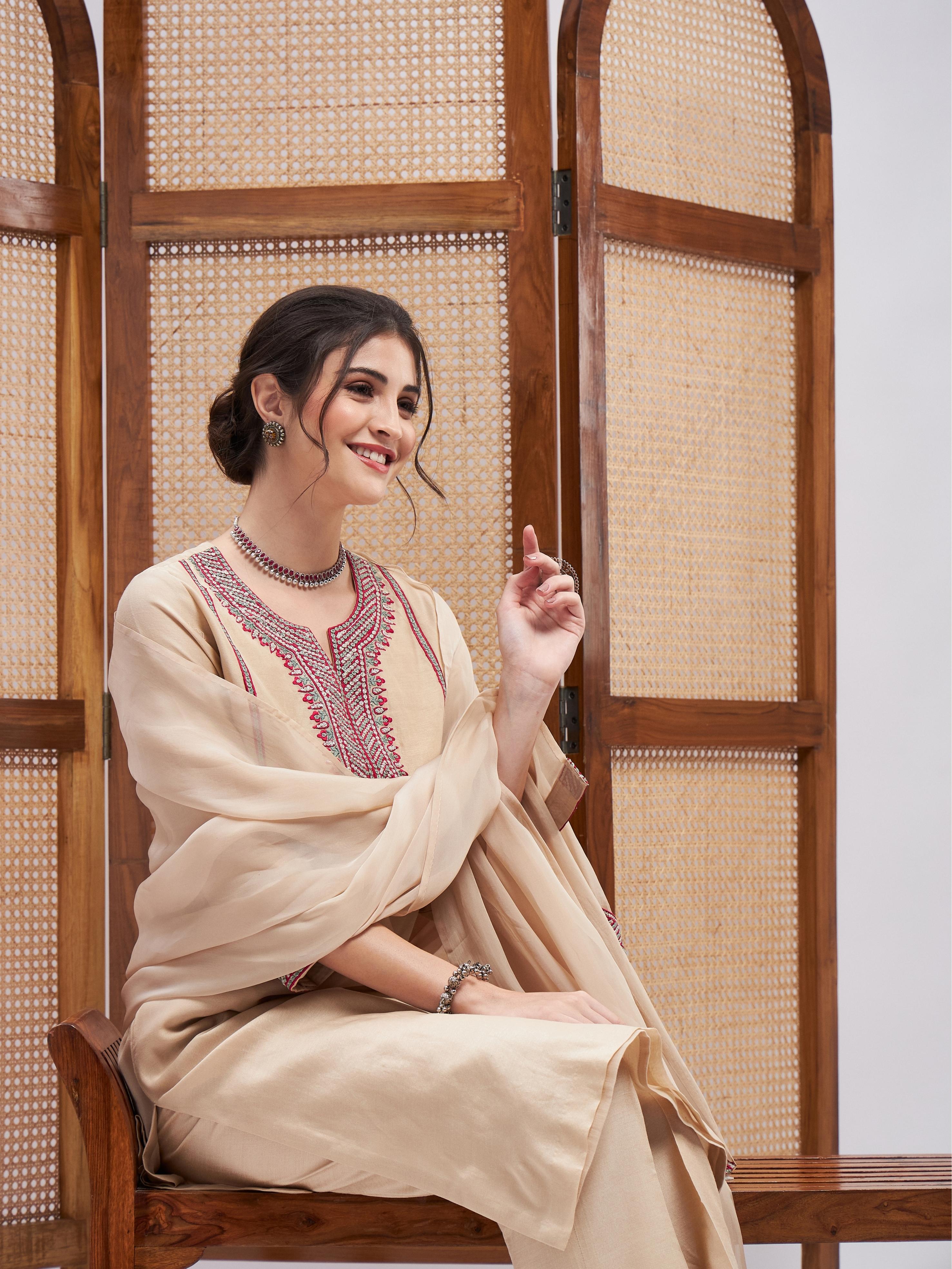 Lalita Gupta in our Sheereen Kurta Set