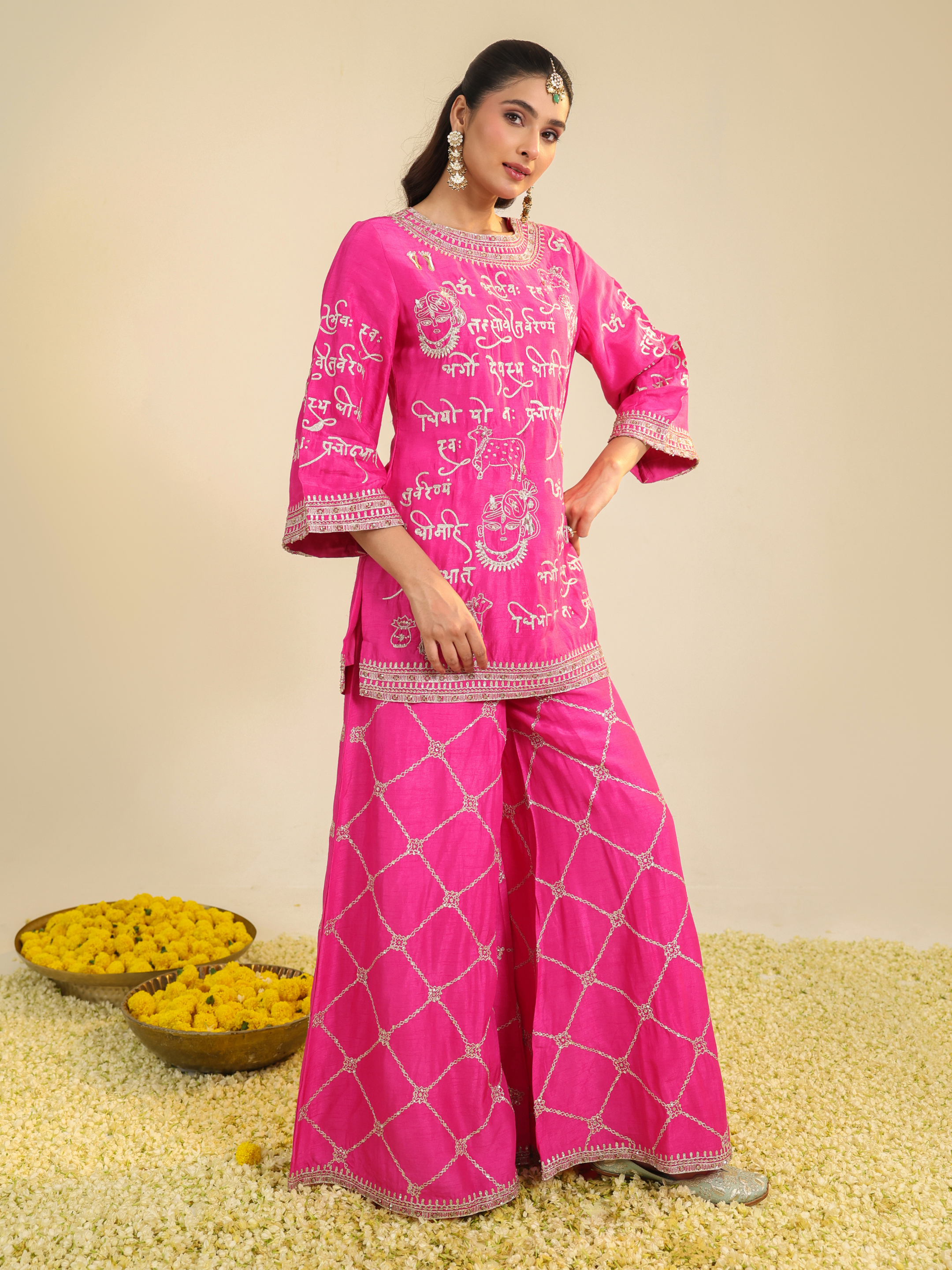 Pink Mehrban Kurta Set