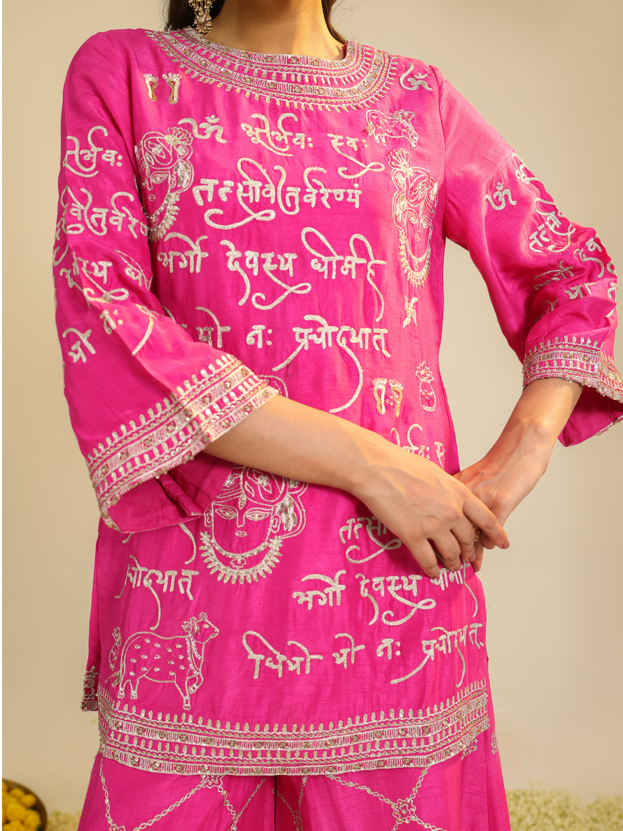 Pink Mehrban Kurta Set