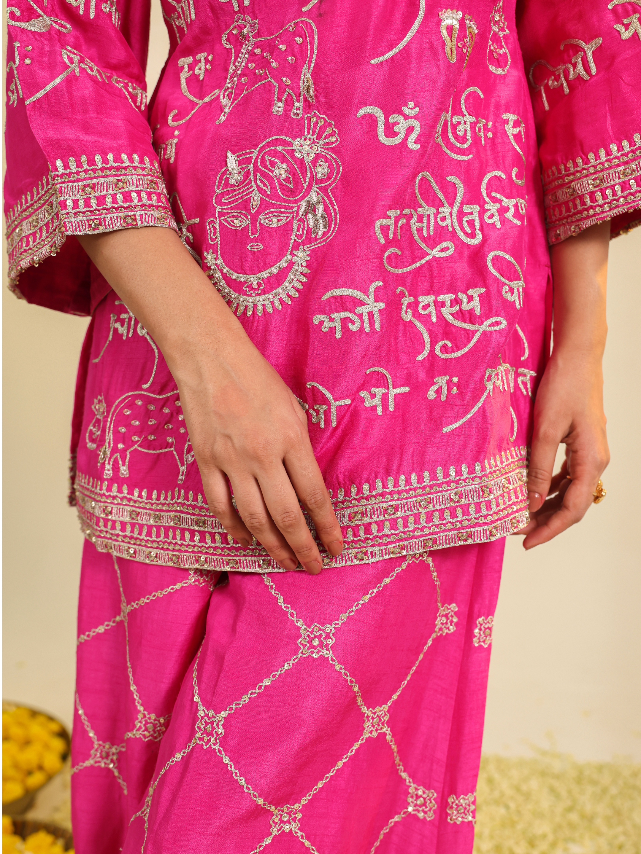 Pink Mehrban Kurta Set