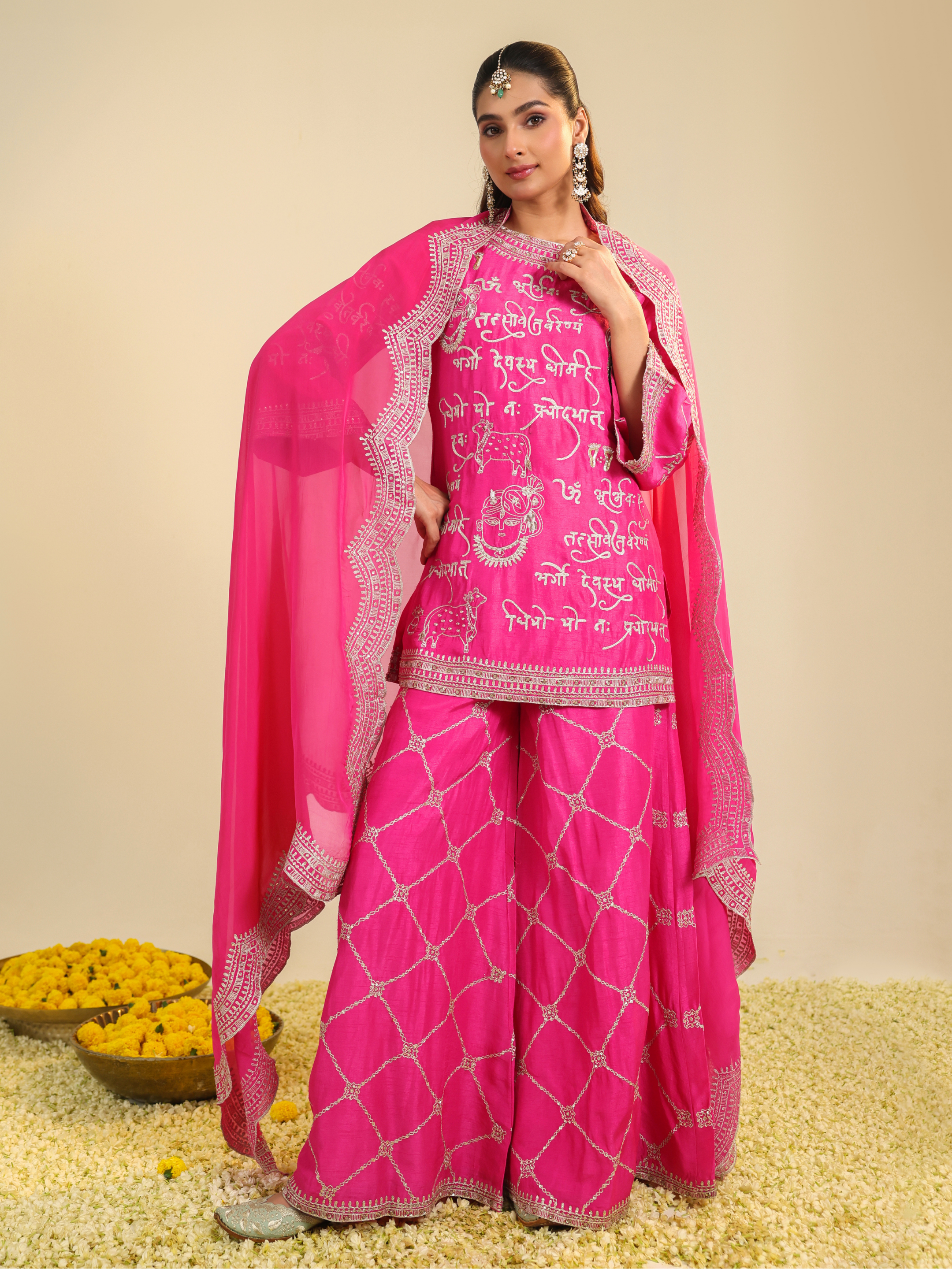 Pink Mehrban Kurta Set