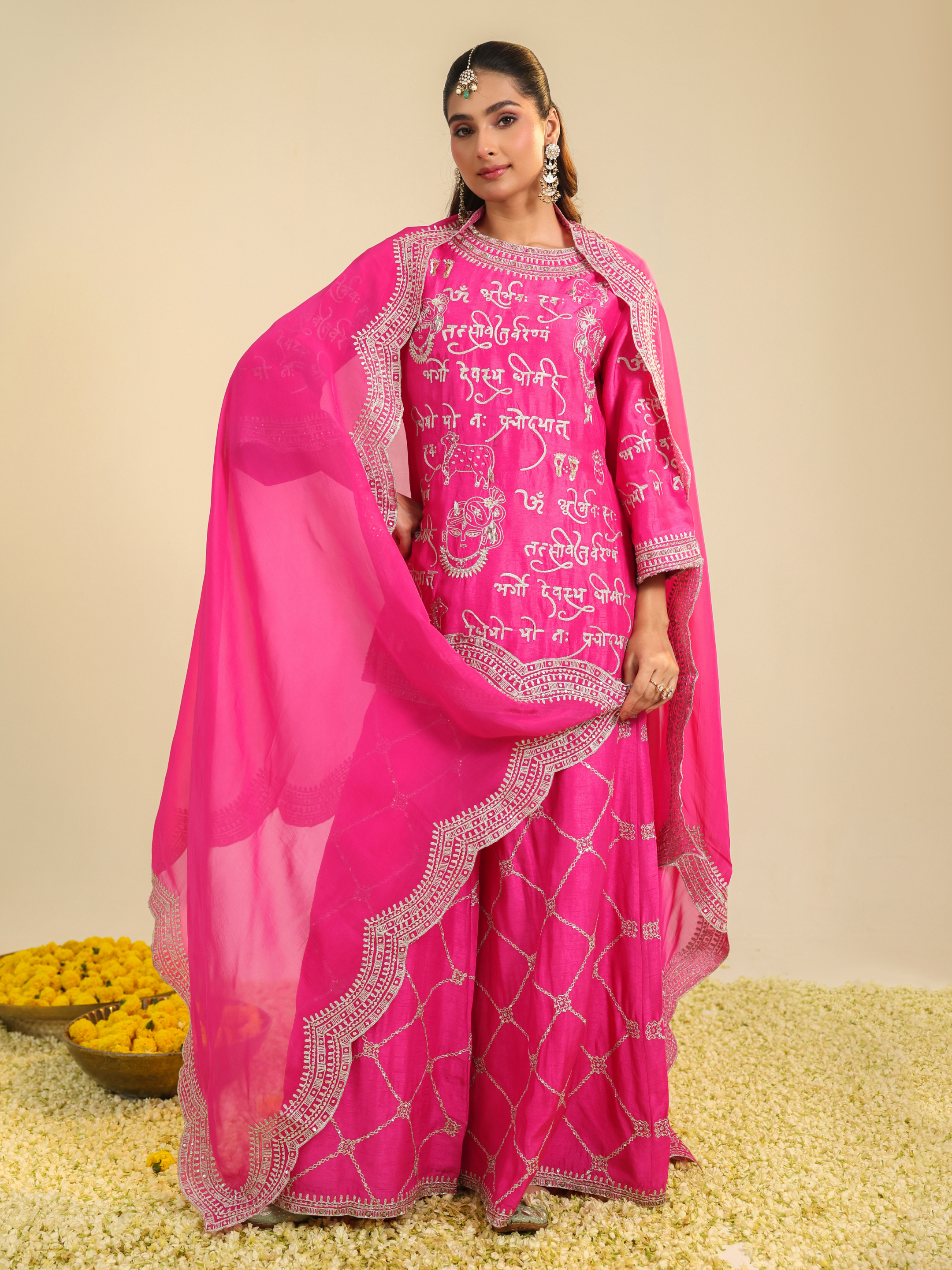 Pink Mehrban Kurta Set
