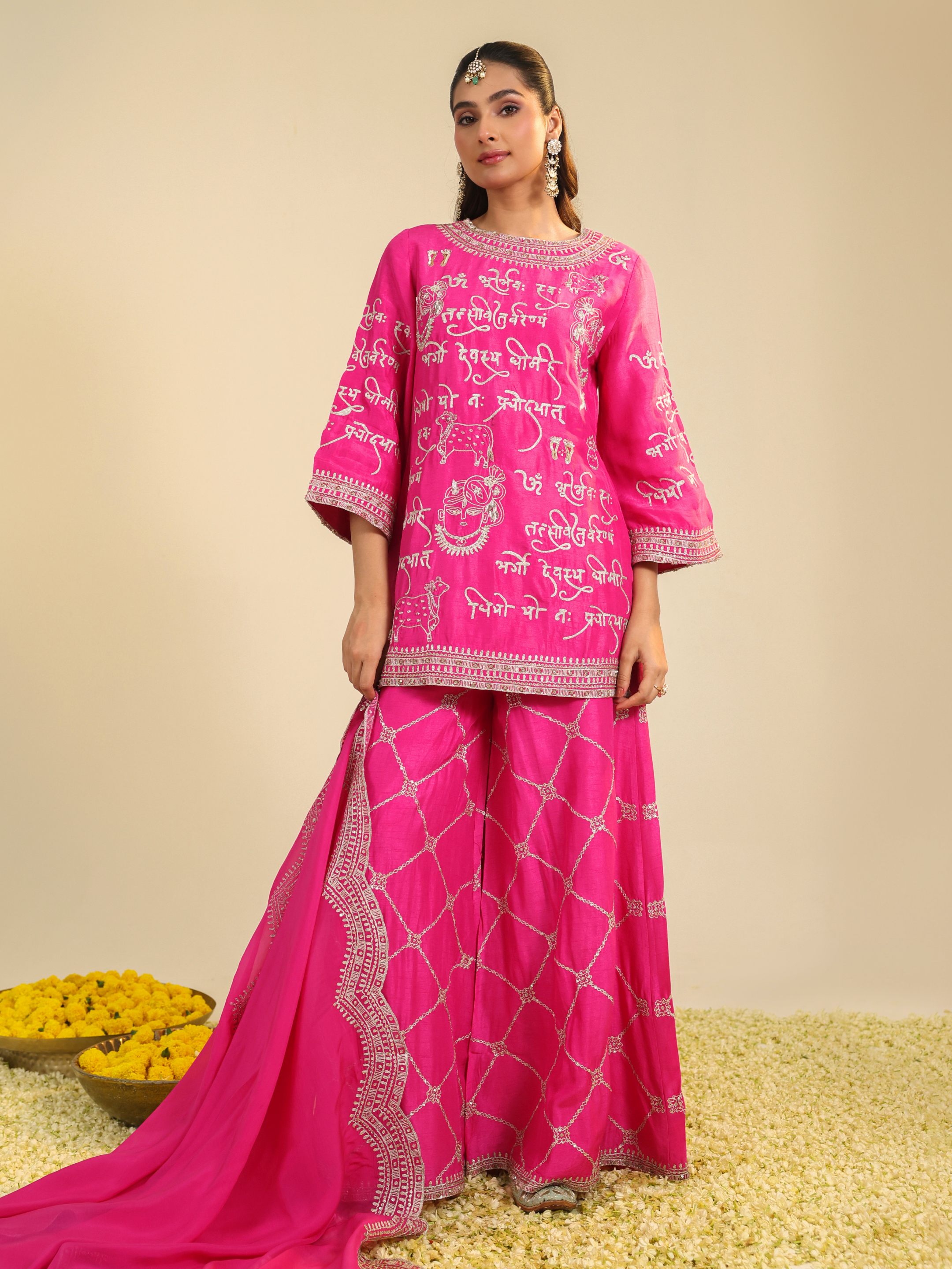 Pink Mehrban Kurta Set