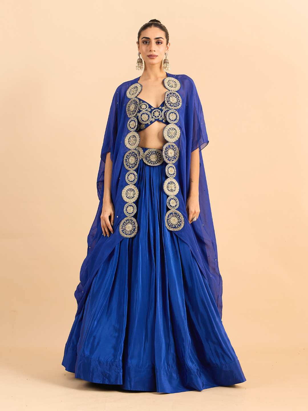 RoohbyRidhimaa- Azar Blue Lehenga Set