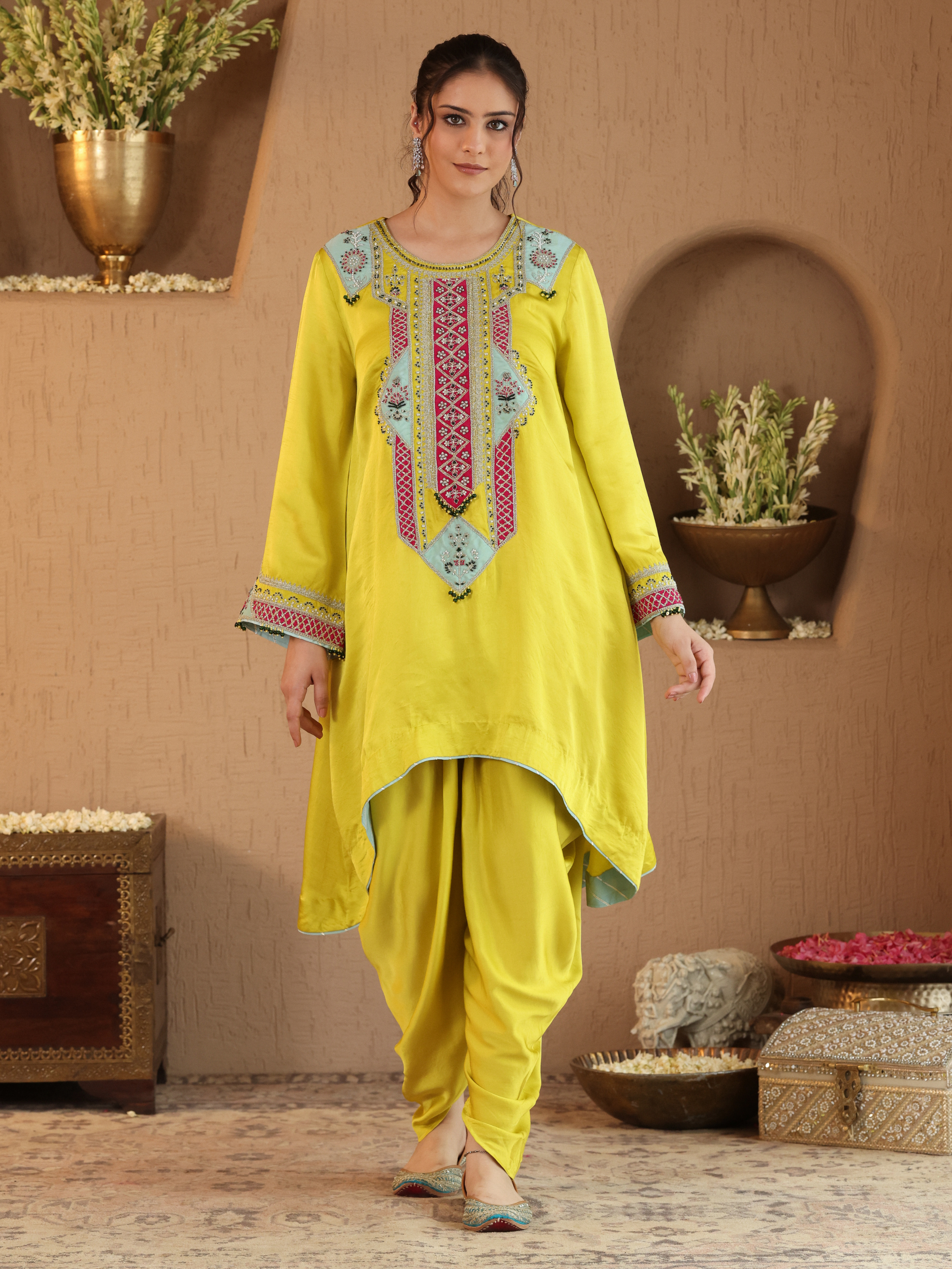 Yellow Amayra Kurta Set
