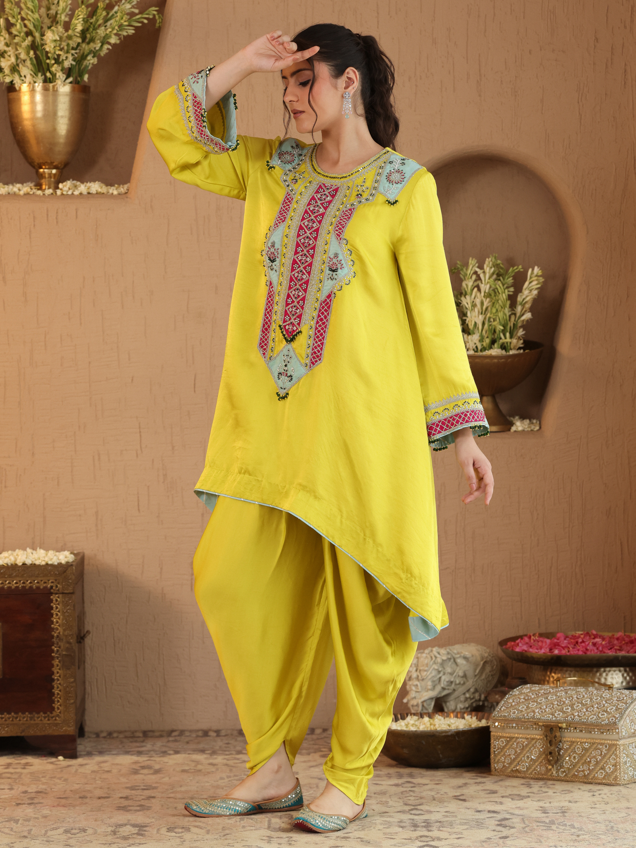 Yellow Amayra Kurta Set