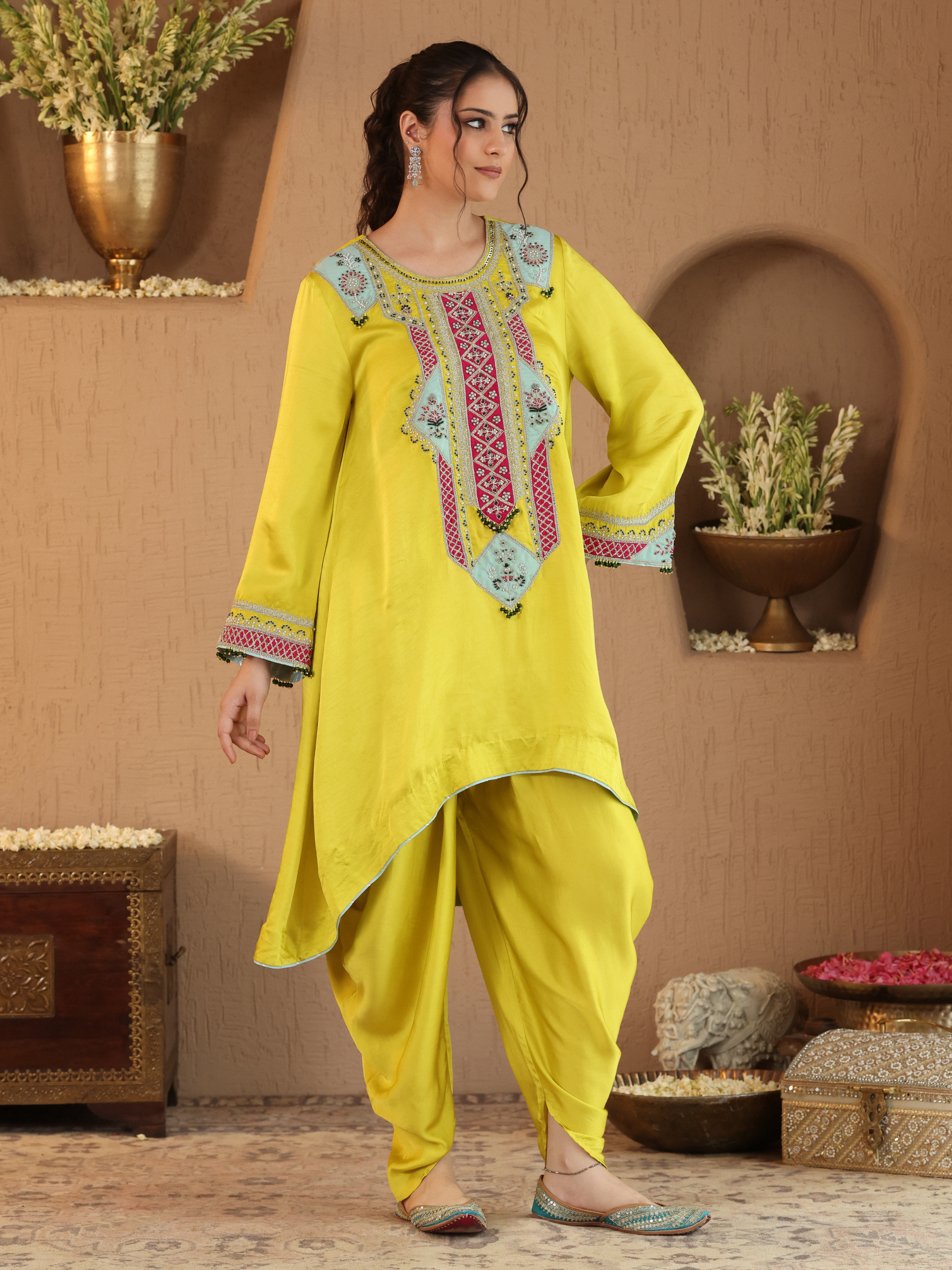 Yellow Amayra Kurta Set