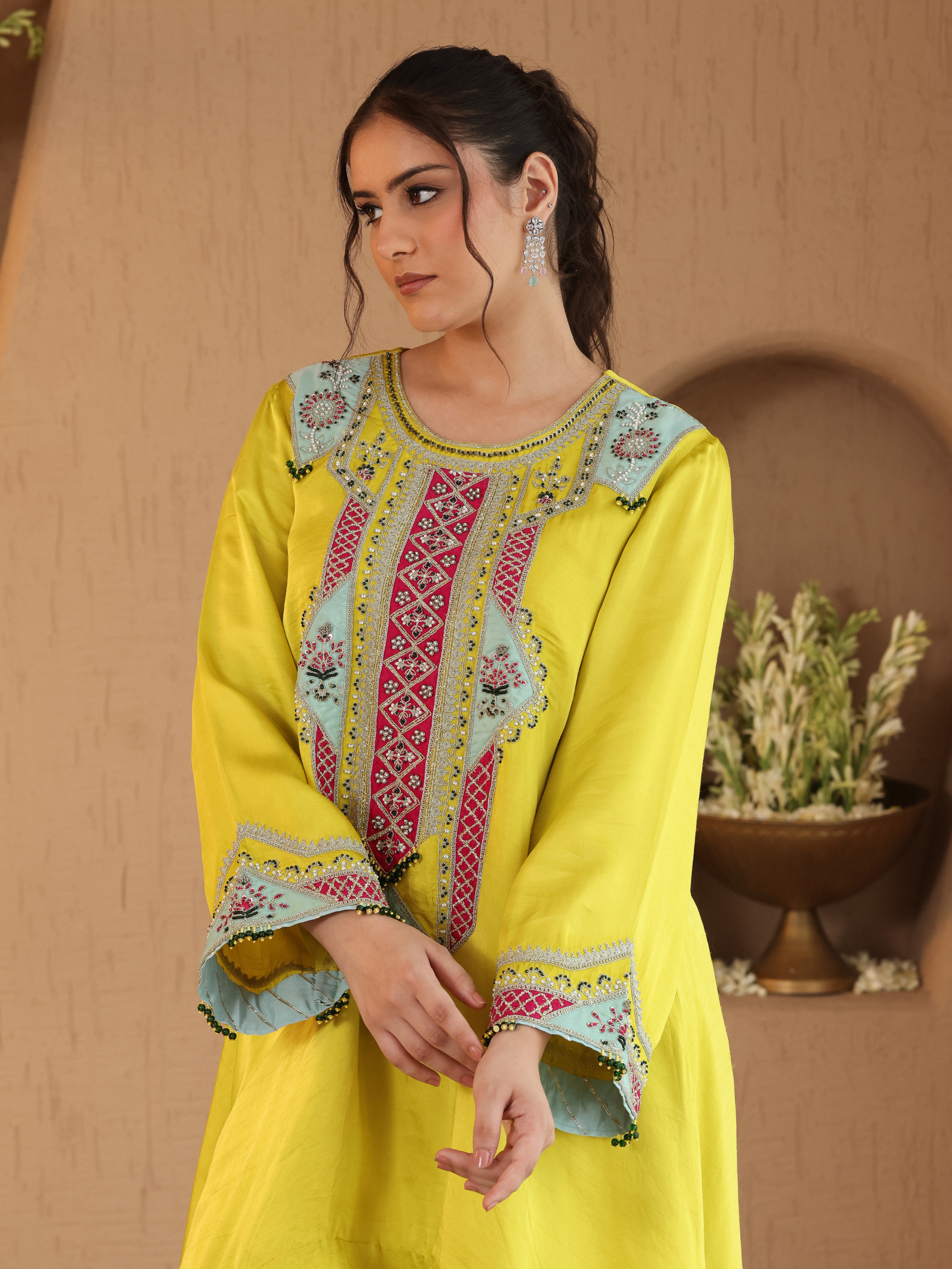 Yellow Amayra Kurta Set
