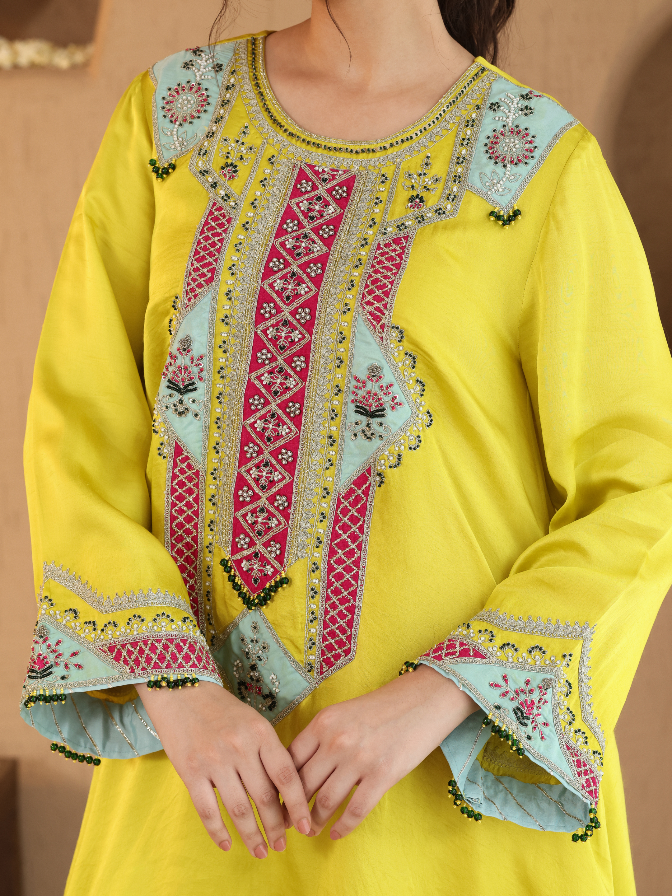 Yellow Amayra Kurta Set