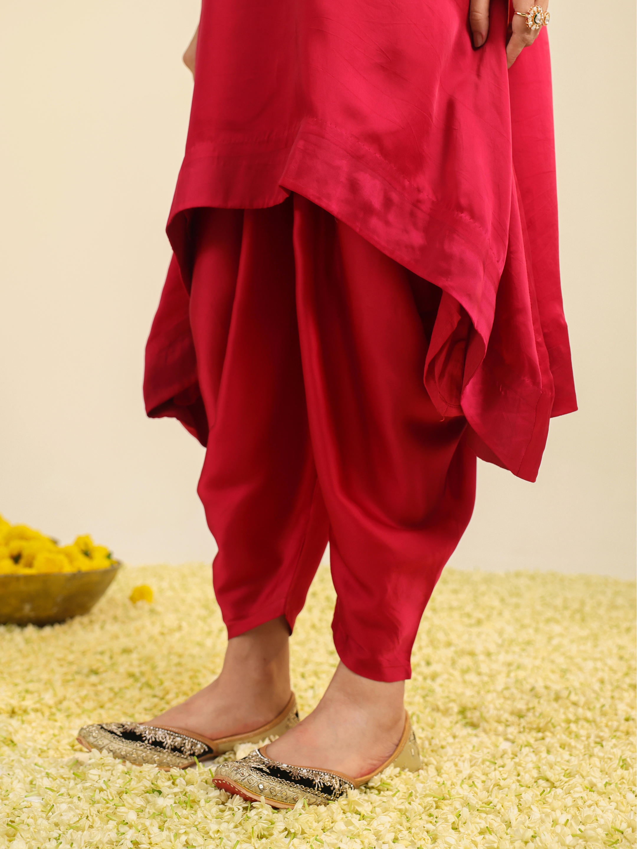 Red Amayra Kurta Set