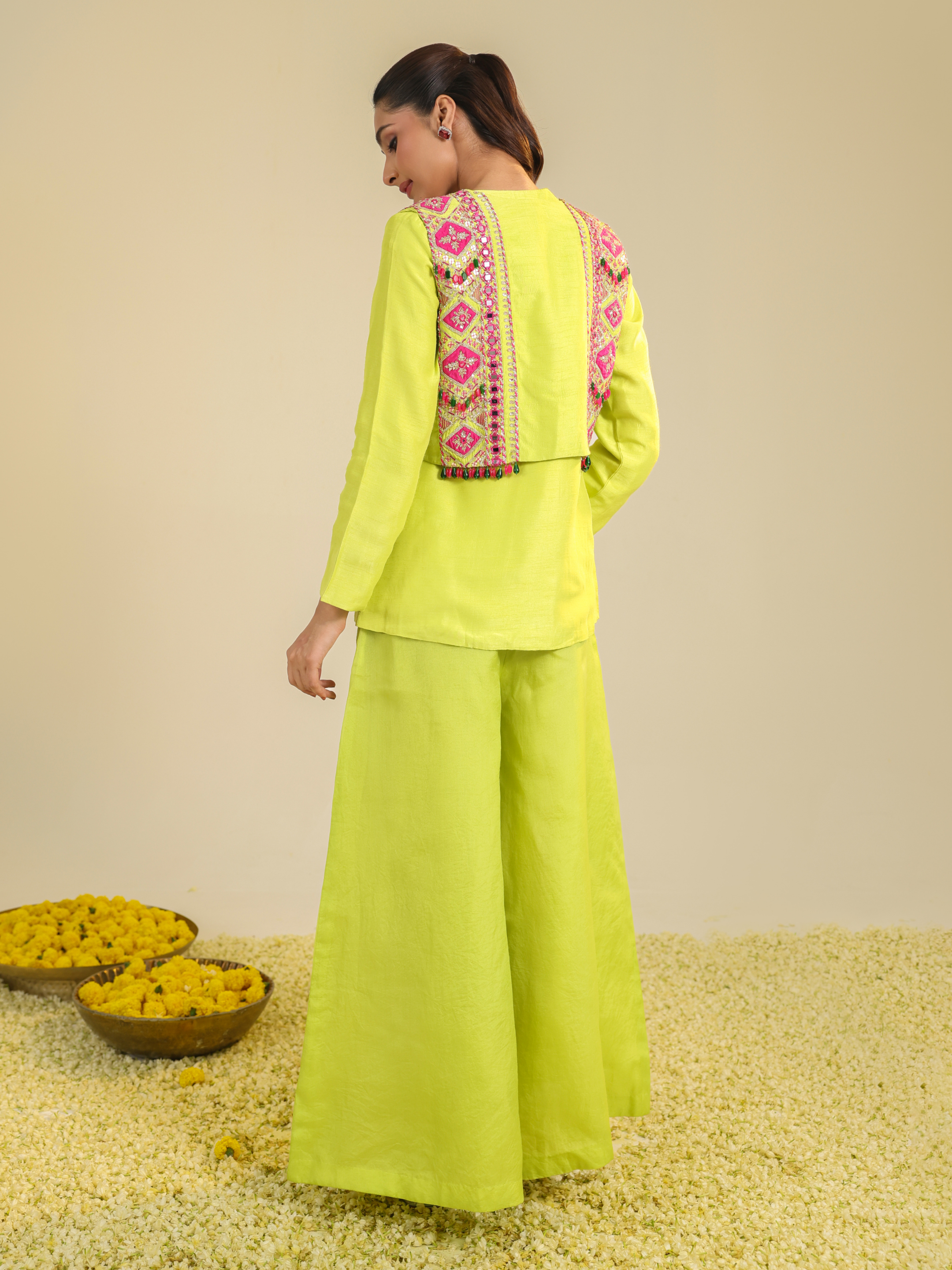Yellow Hasi Coord Set