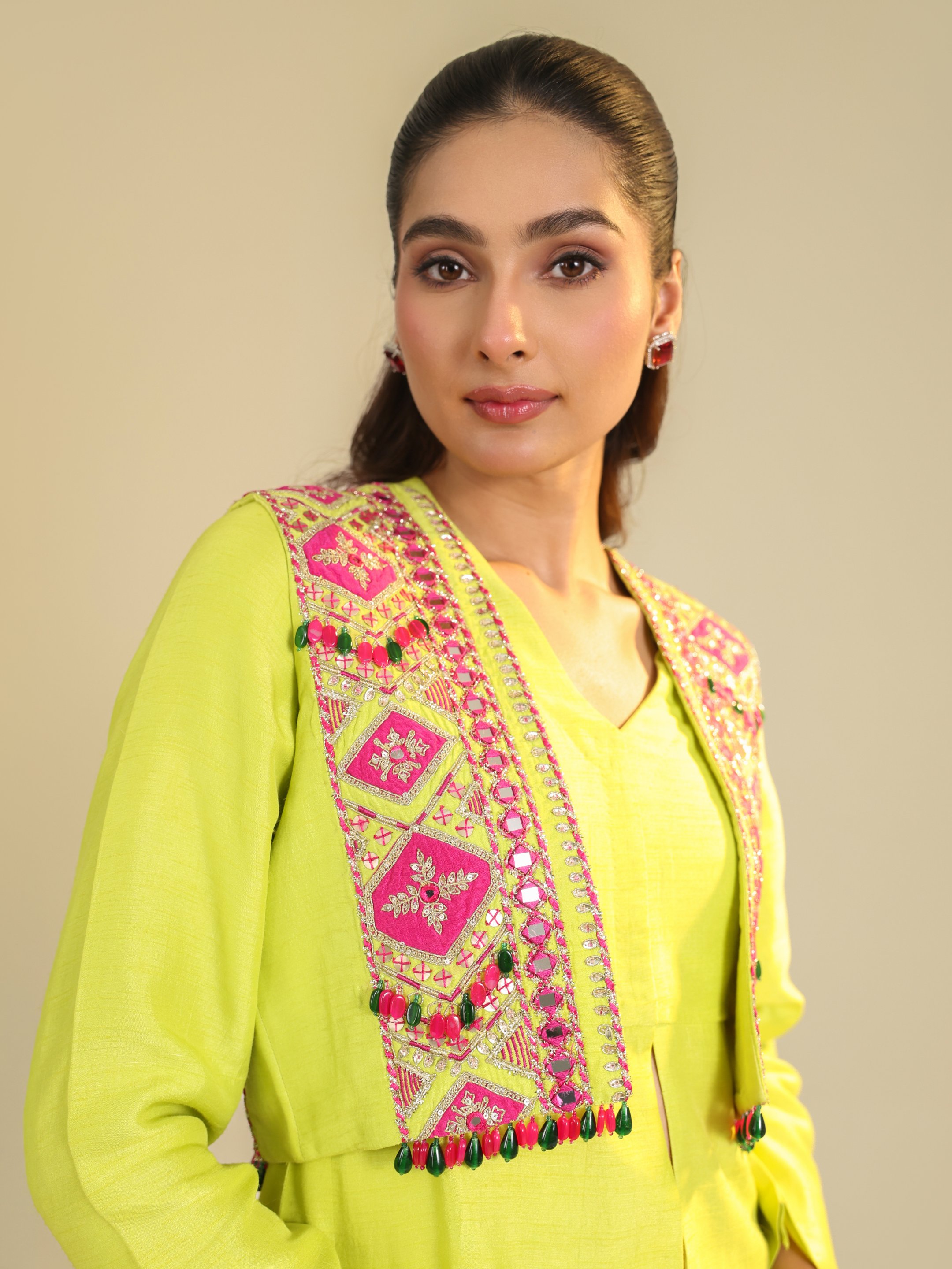 Yellow Hasi Coord Set