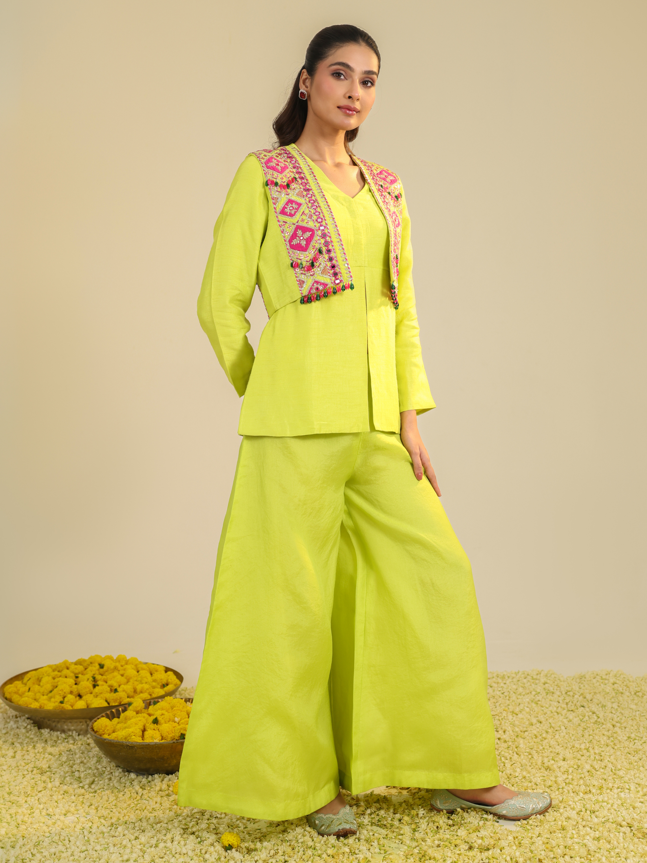 Yellow Hasi Coord Set