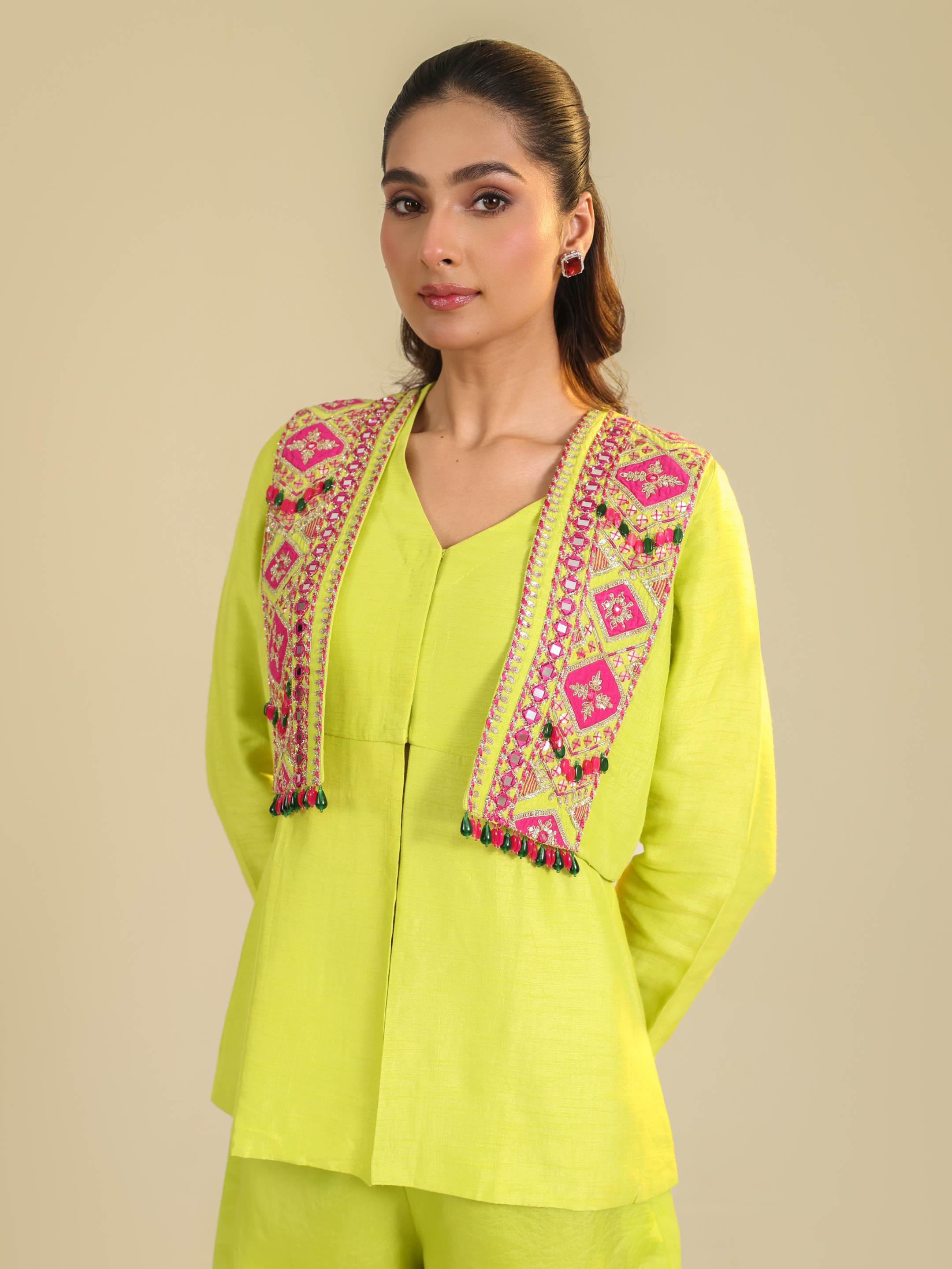 Yellow Hasi Coord Set