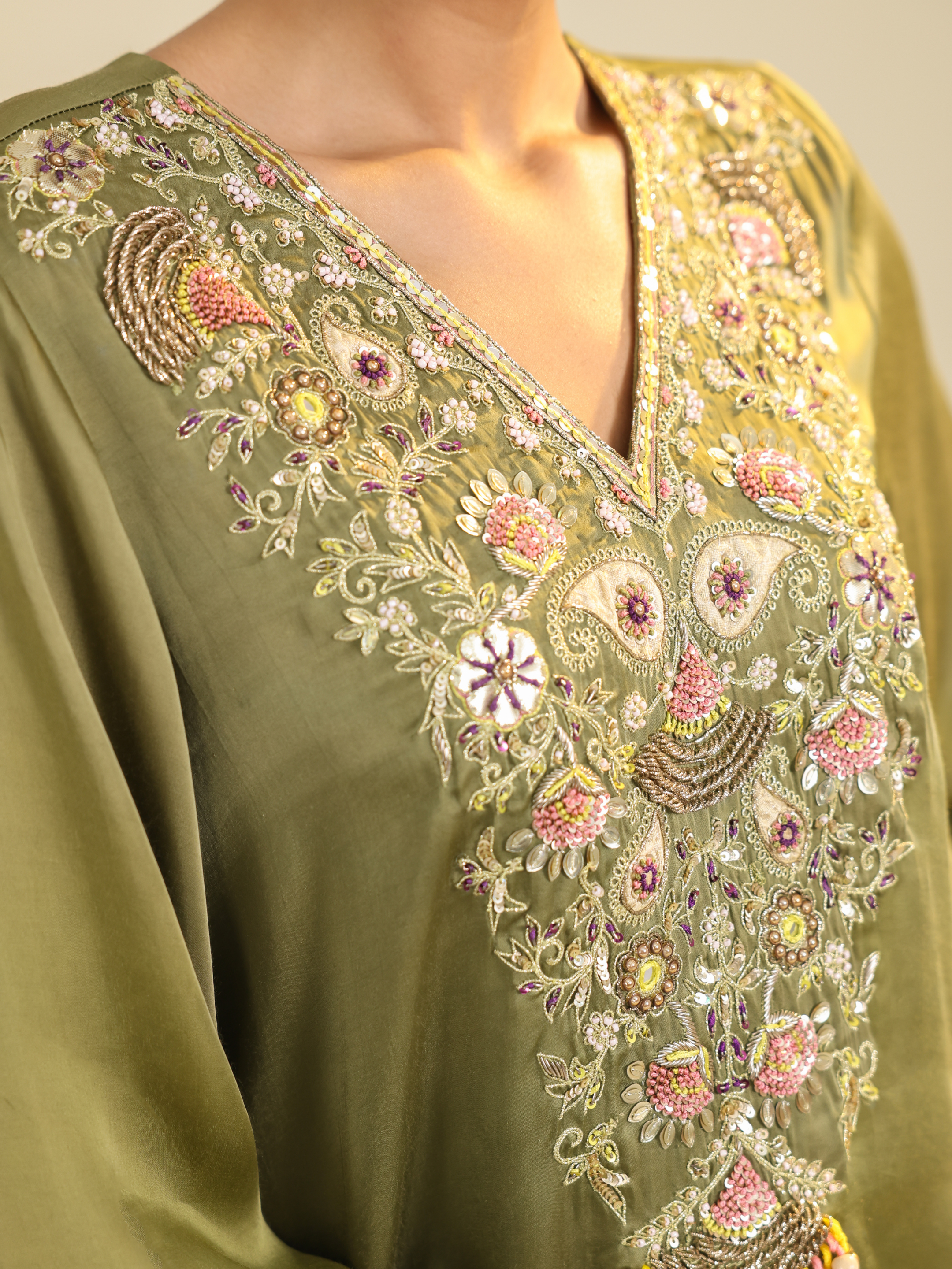 Green Gulrez Co-ord Set