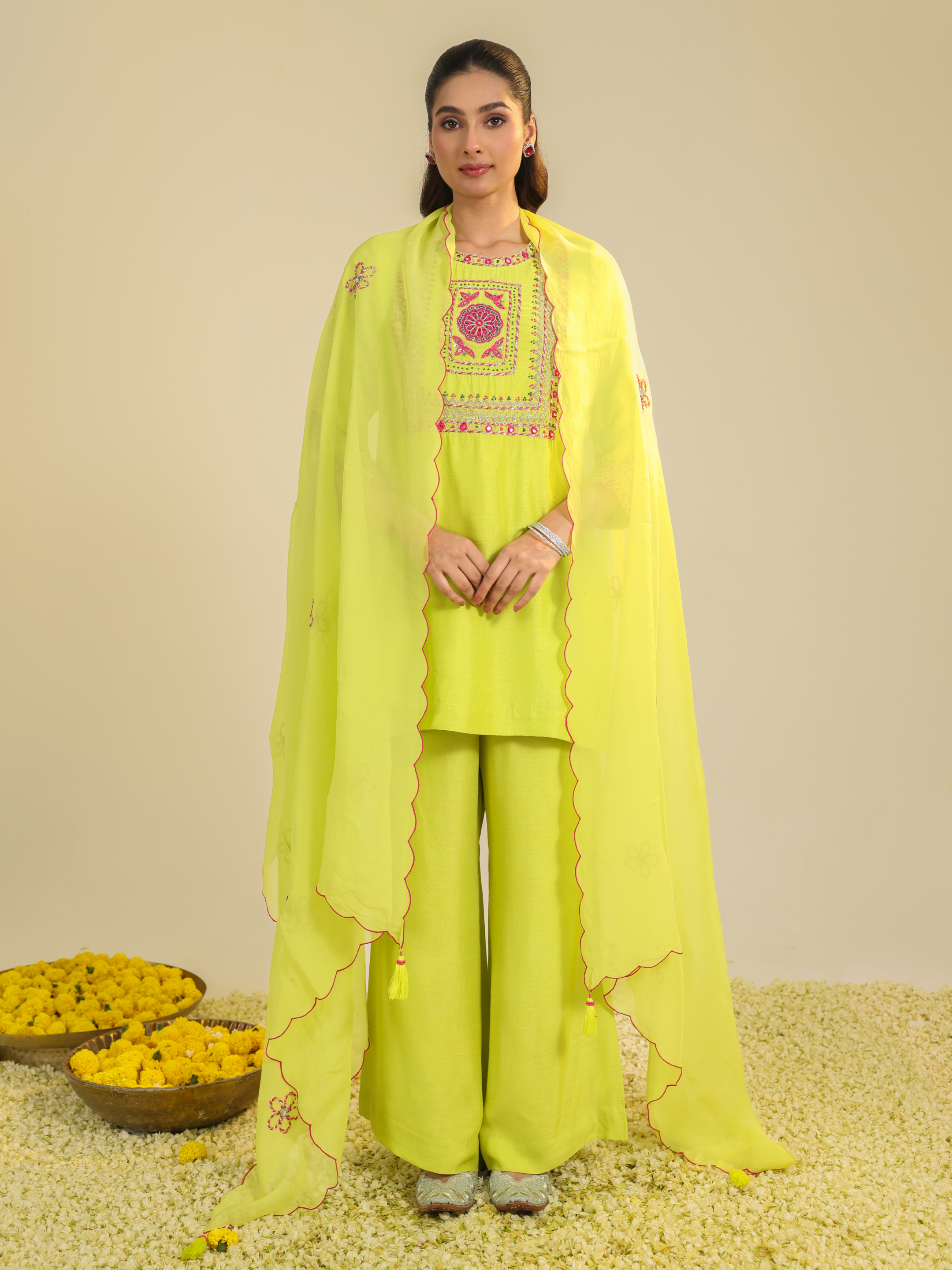 Yellow Gulshan Kurta Set