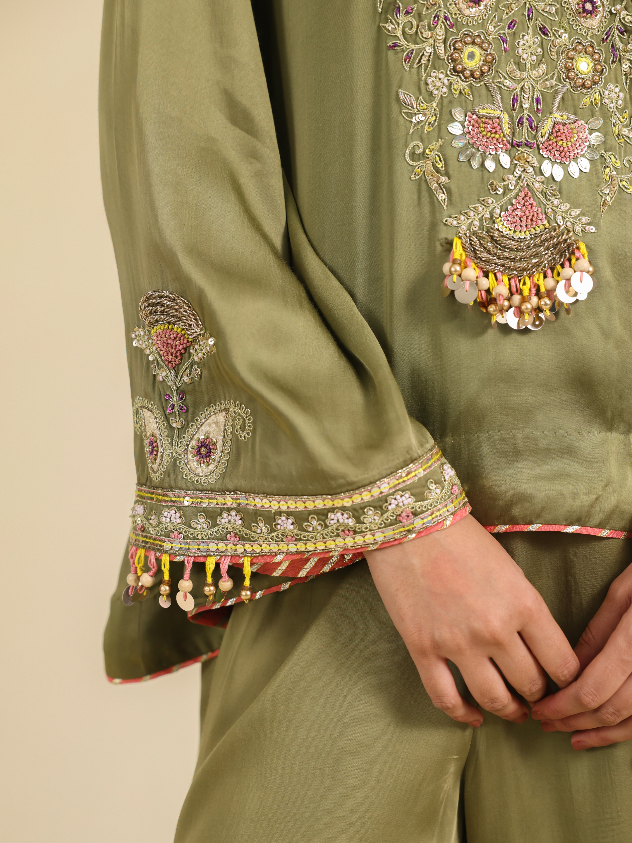 Green Gulrez Co-ord Set