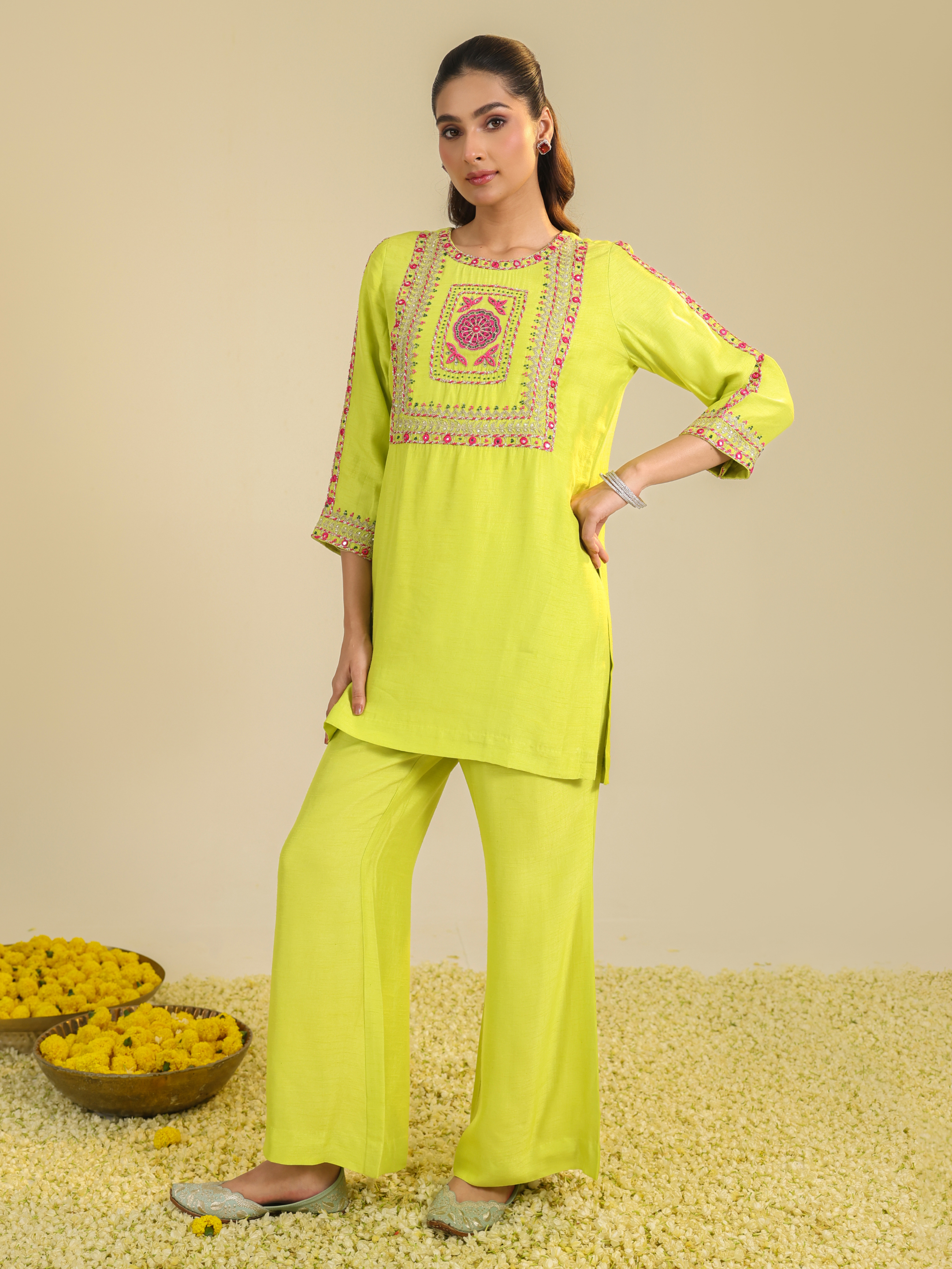 Yellow Gulshan Kurta Set