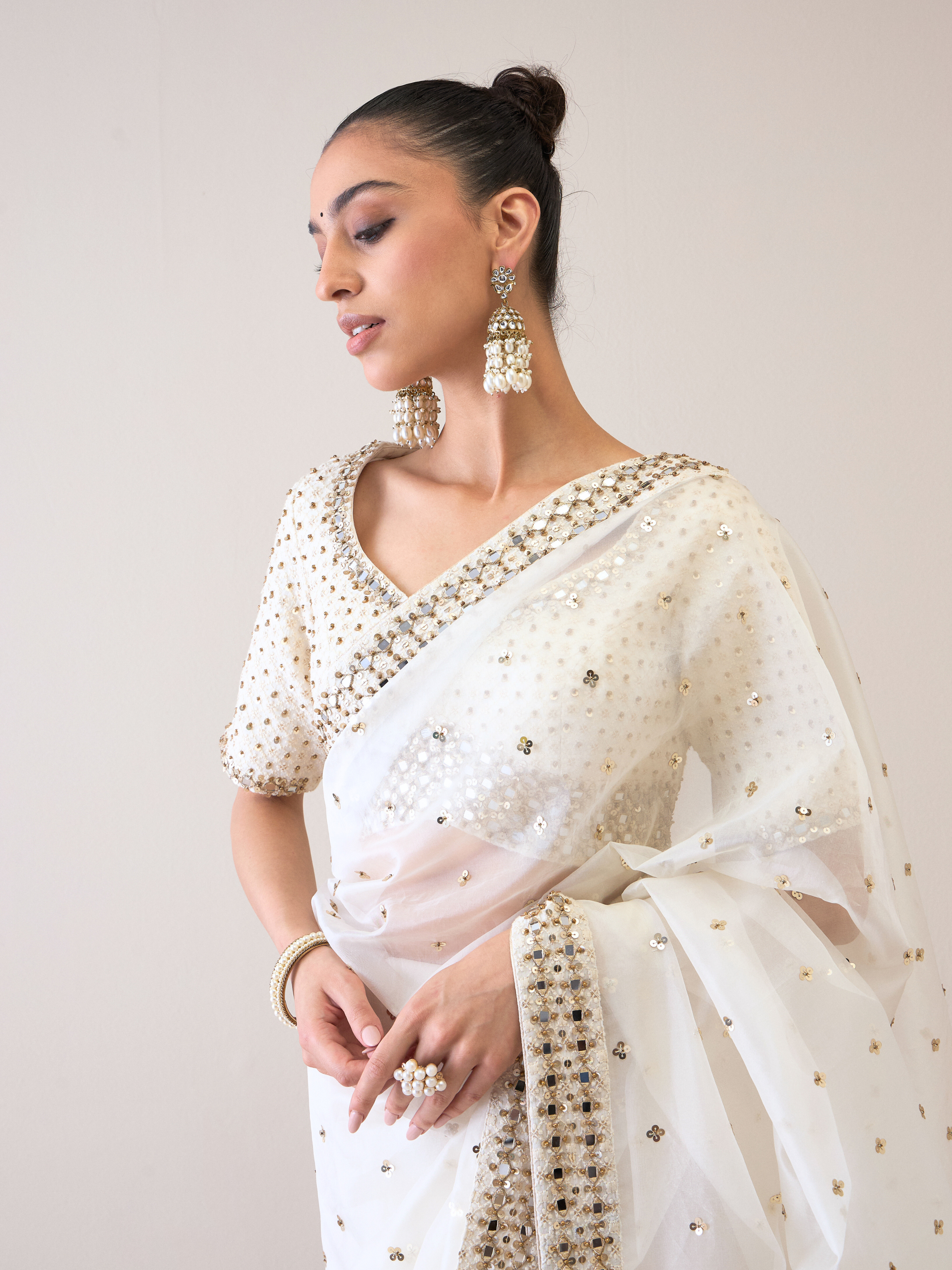 Ridhimaa Gupta- Kalki Saree Set