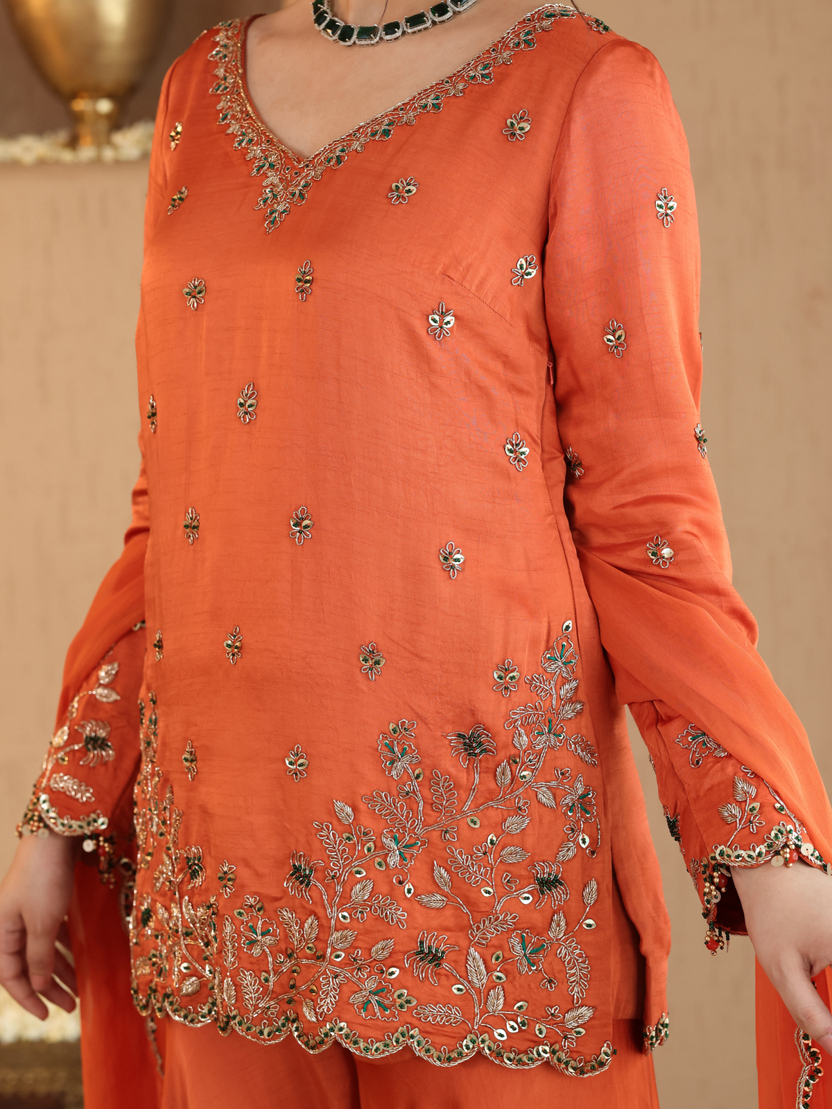Rust Hania Sharara Set