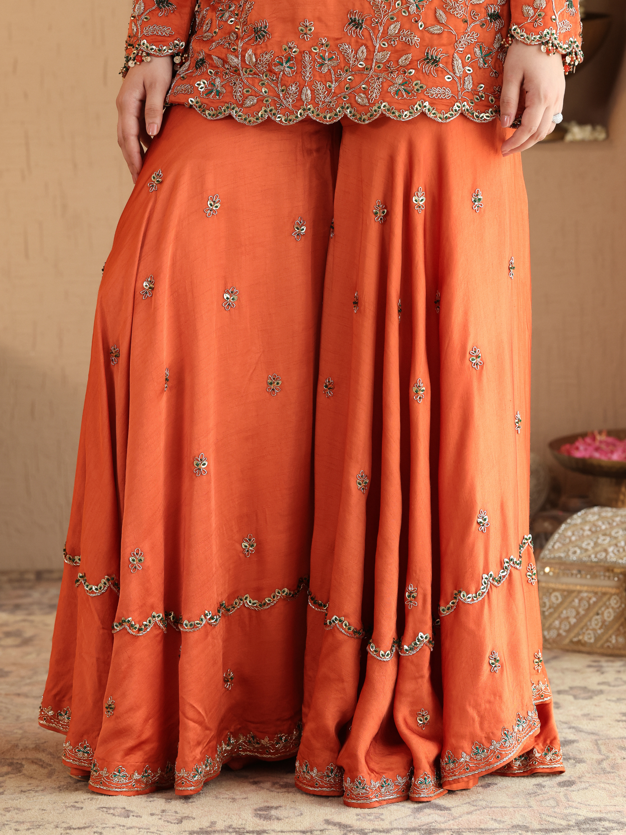 Rust Hania Sharara Set
