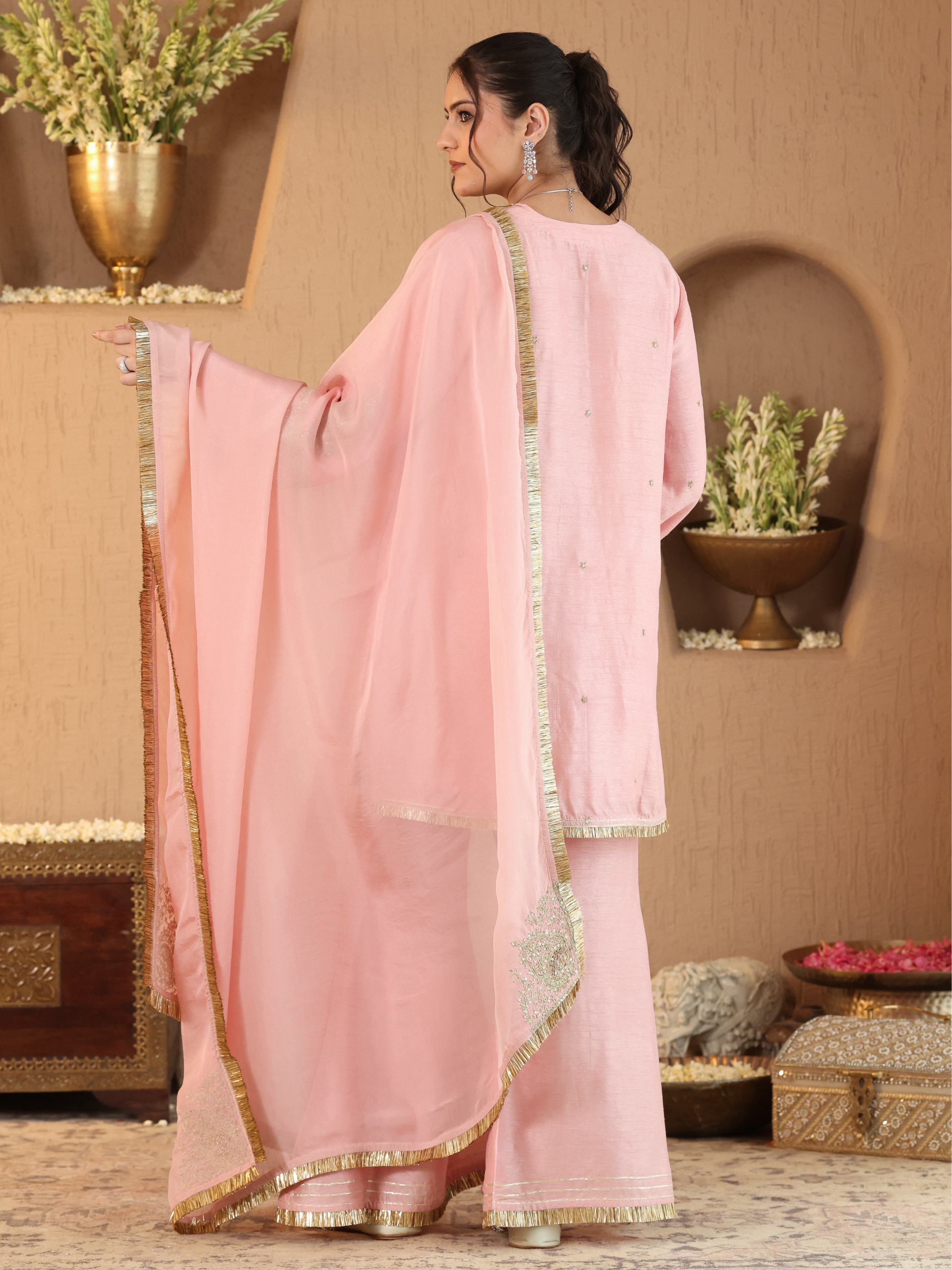 Powder Pink Gulmarg Kurta Set
