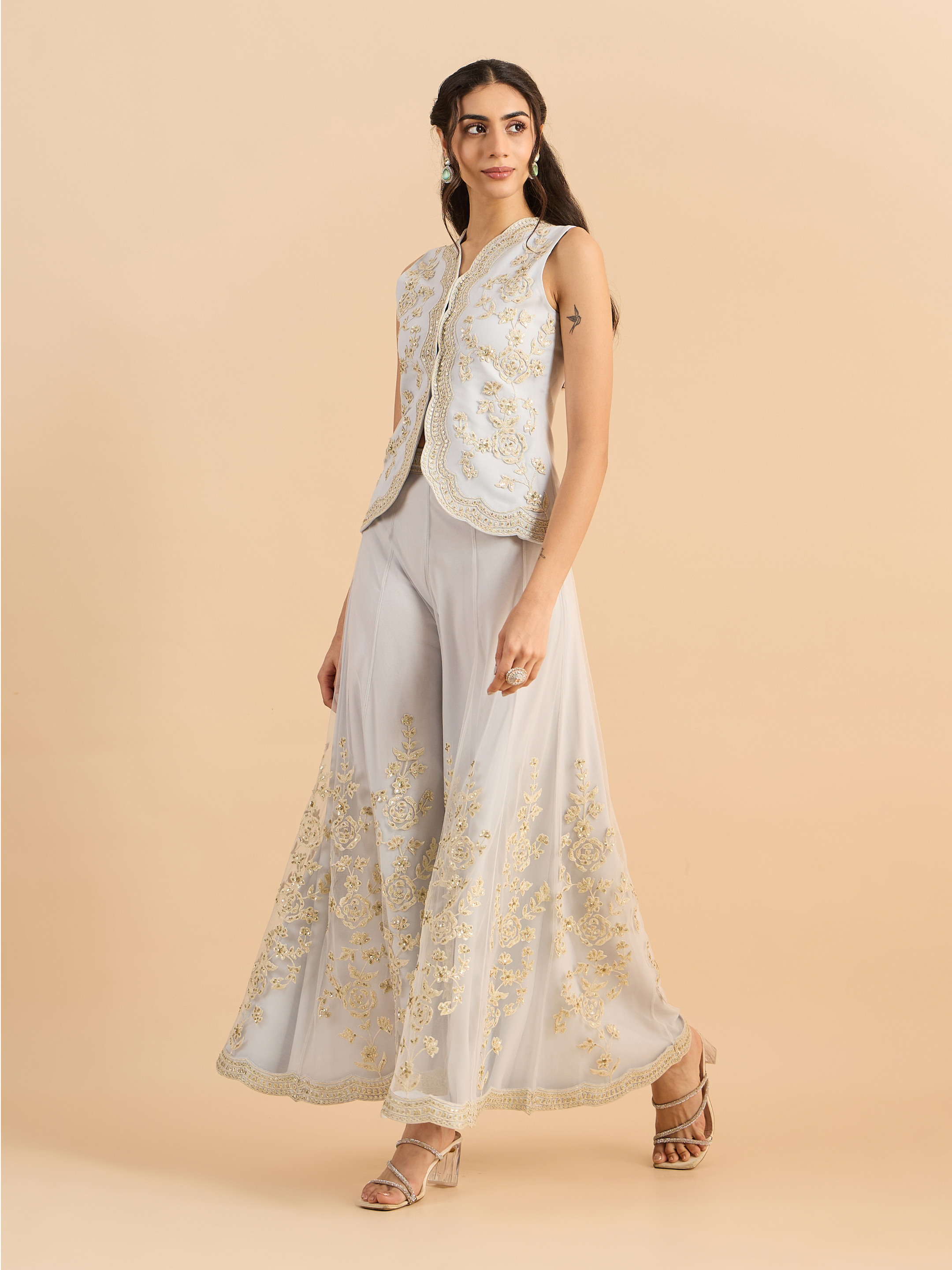 Powder Blue Eva Co-ord Set