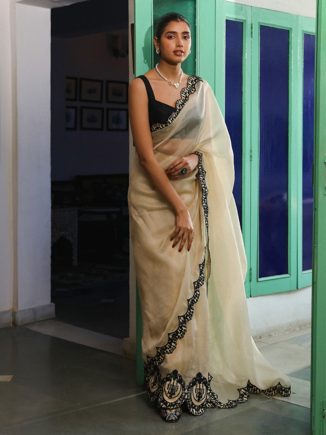 RoohbyRidhimaa- Pasbaan Saree Set